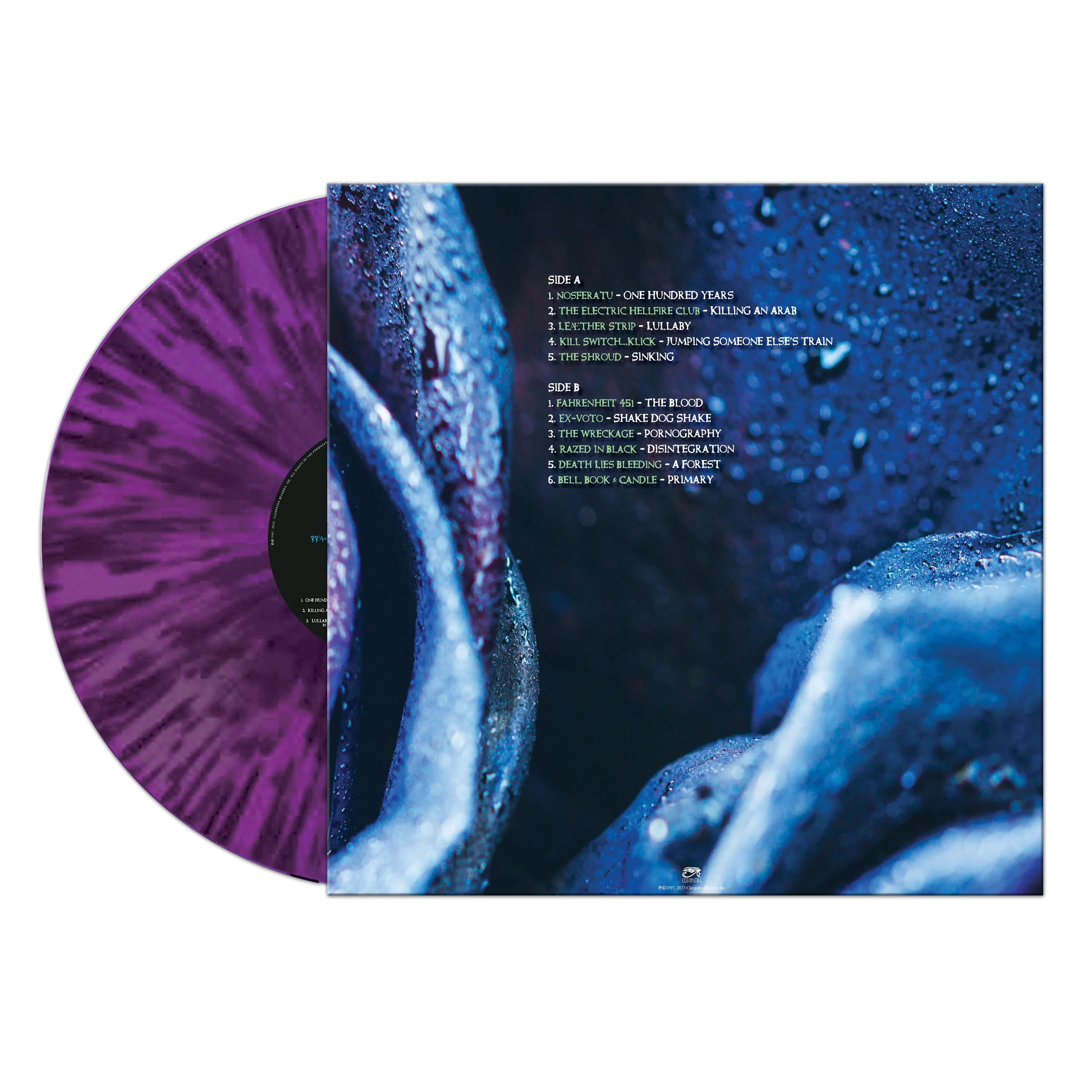 100 Tears - A Tribute to the Cure (Purple Splatter Vinyl) - Image 2
