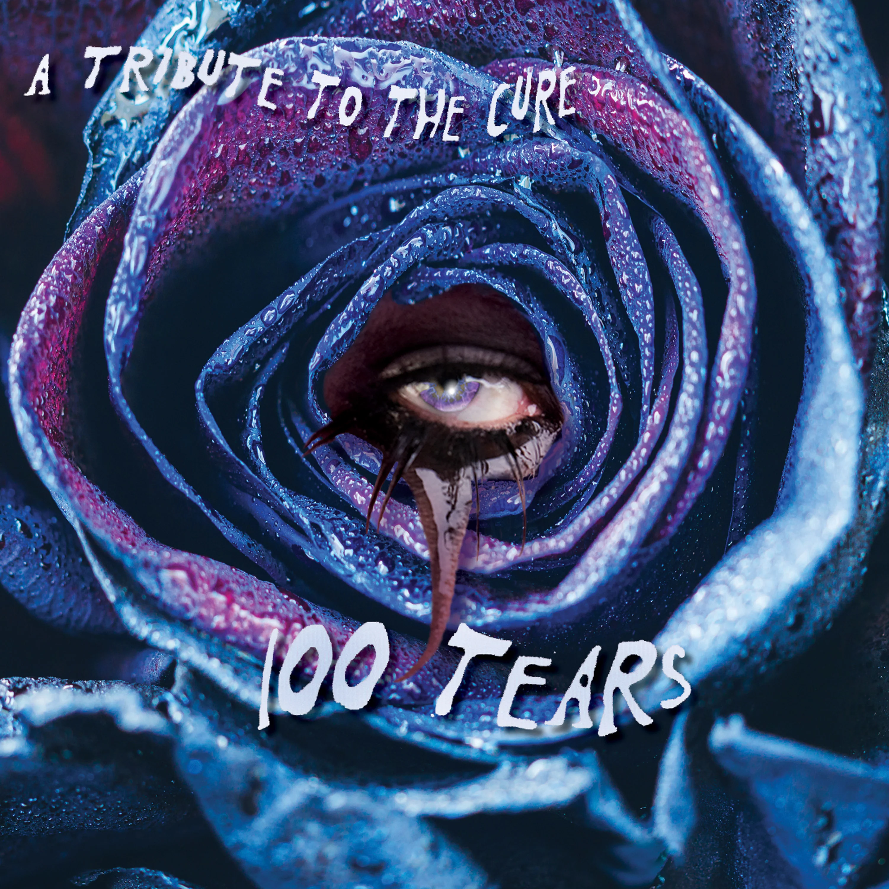 100 Tears - A Tribute to the Cure (Purple Splatter Vinyl) - Image 3