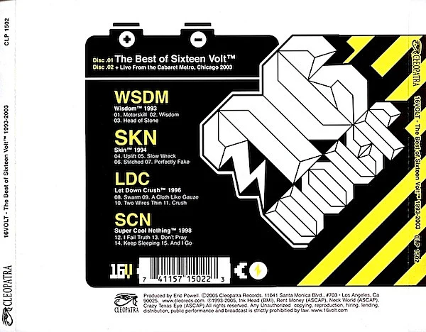 16 Volt - The Best Of 16 Volt (2 CD) - Image 2