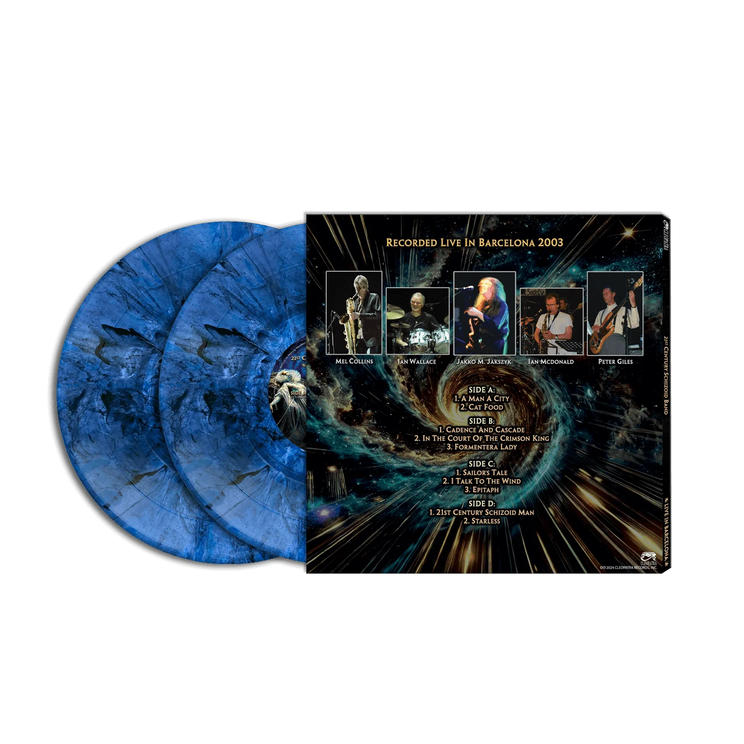 21st Century Schizoid Band - Live In Barcelona (Blue Marble Double Vinyl) - Image 2