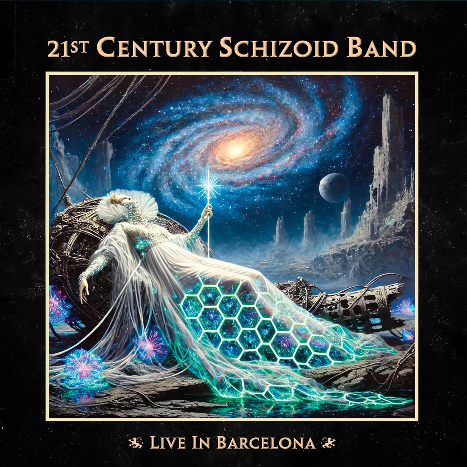 21st Century Schizoid Band - Live In Barcelona (Blue Marble Double Vinyl) - Image 3