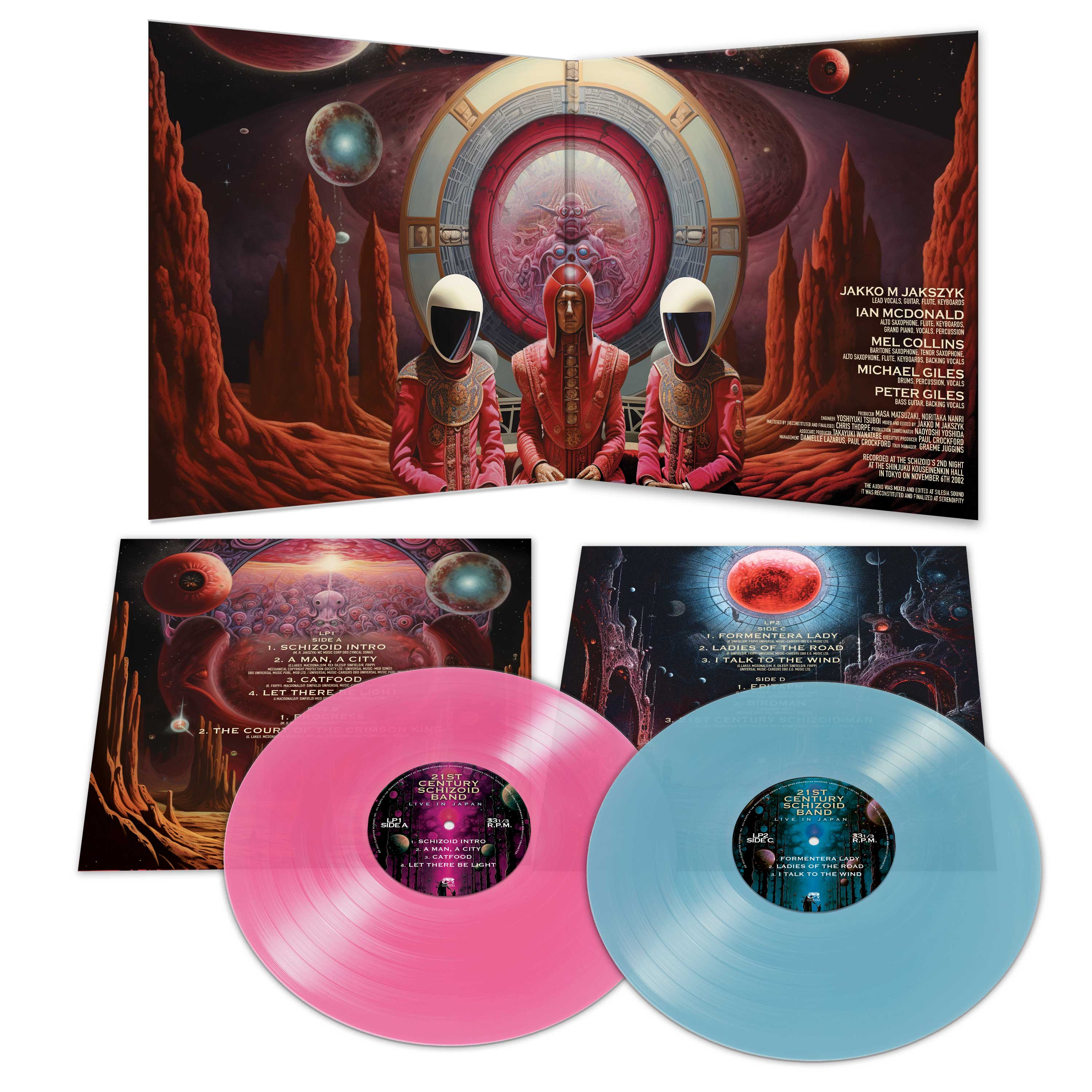 21st Century Schizoid Band - Live In Japan (Pink & Blue Double Vinyl) - Image 3