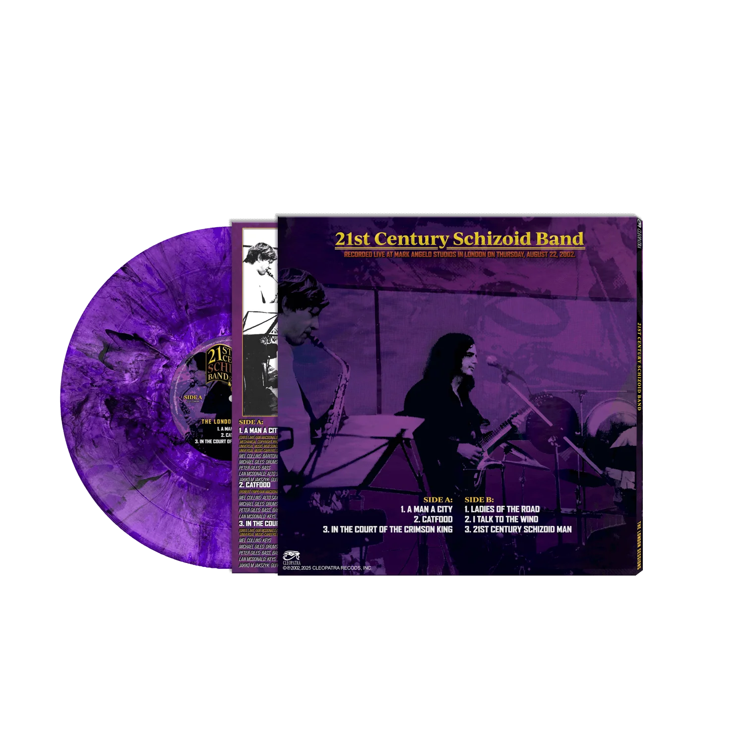 21st Century Schizoid Band - The London Sessions (Purple Marble Vinyl LP) - Image 2