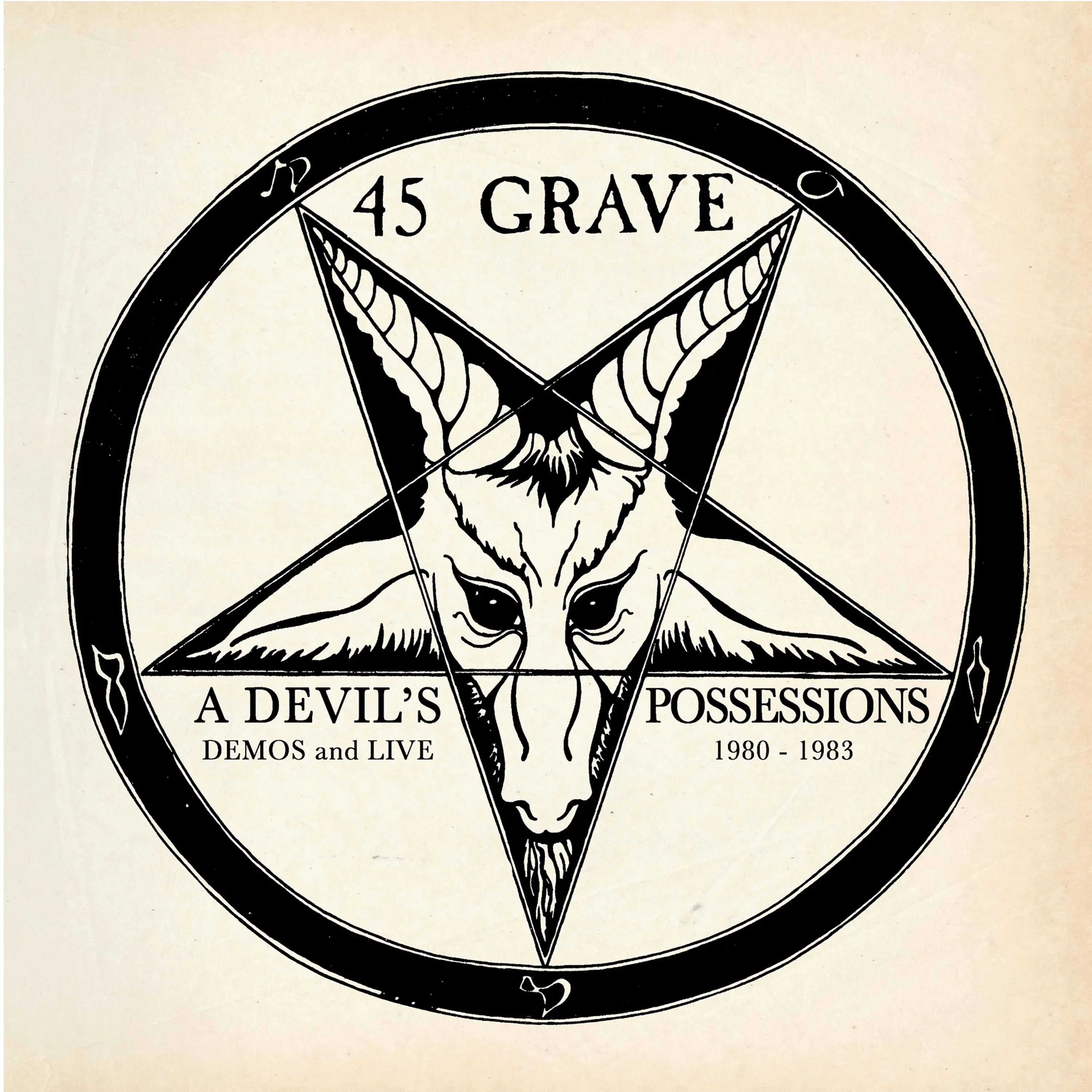 45 Grave - A Devil's Possessions - Demos & Live 1980 - 1983 (Gold-Purple Splatter Vinyl) - Image 3