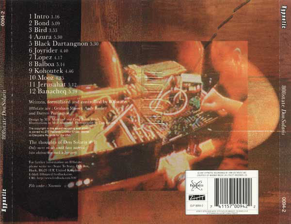 808 State - Don Solaris (CD) - Image 2
