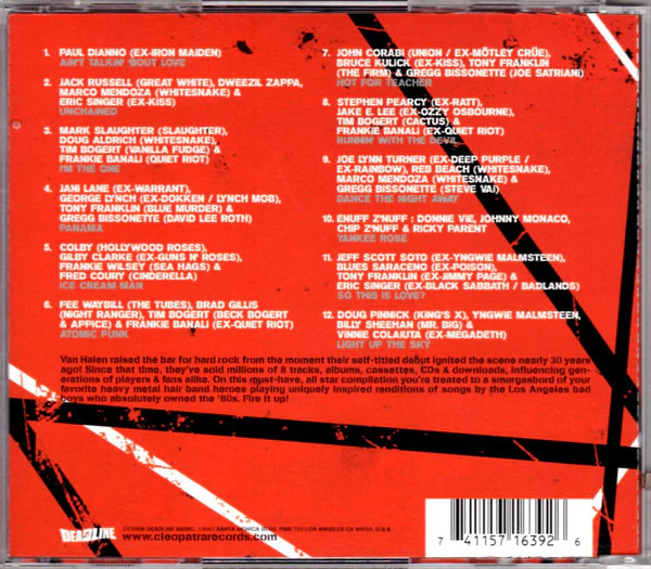 '80s Metal Tribute To Van Halen (CD) - Image 2