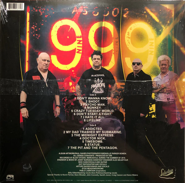 999 - Bish! Bash! Bosh! (Limited Edition Green Vinyl) - Image 6