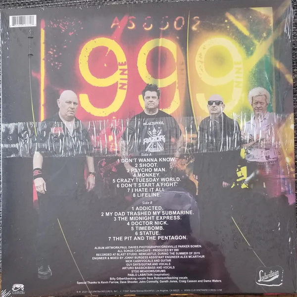 999 - Bish! Bash! Bosh! (Limited Edition Pink Vinyl) - Image 6
