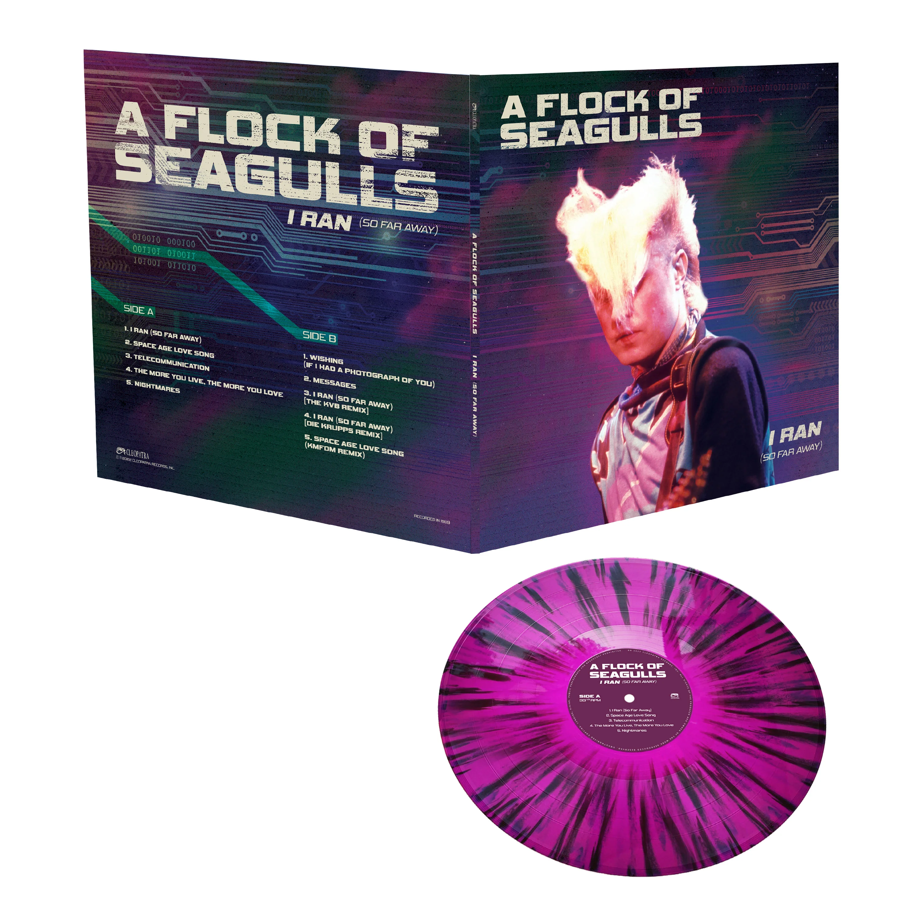 A Flock of Seagulls - I Ran (So Far Away) (Limited Edition Purple-Black Splatter Vinyl) - Image 2