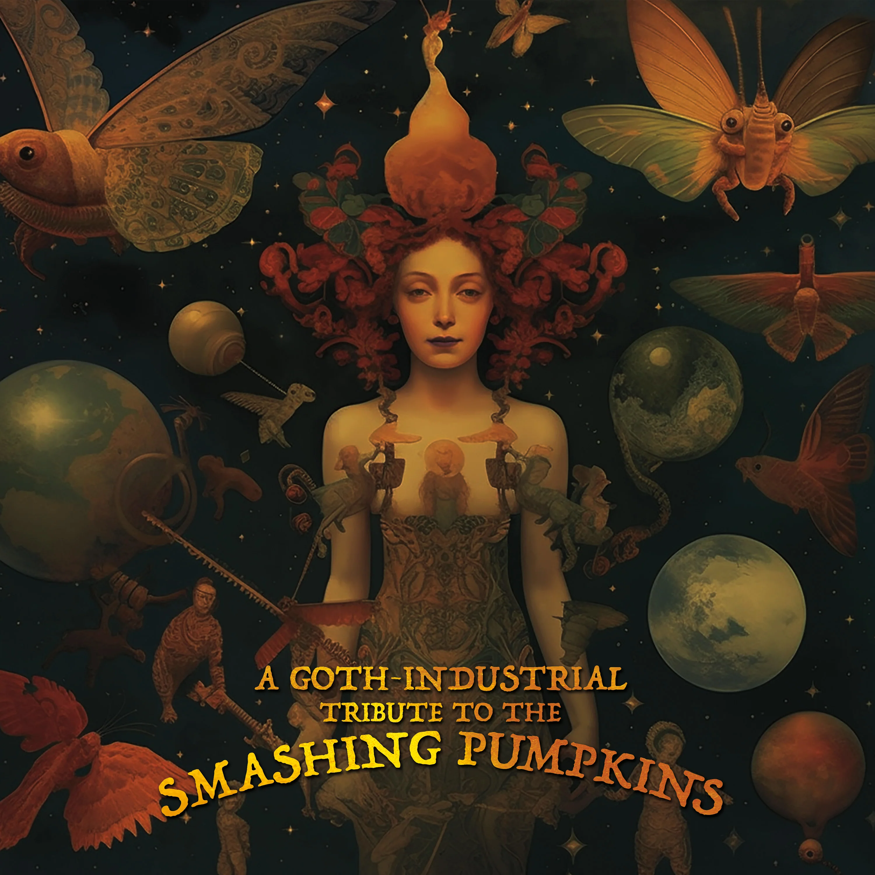 A Goth-Industrial Tribute To The Smashing Pumpkins (Gold Vinyl) - Image 3