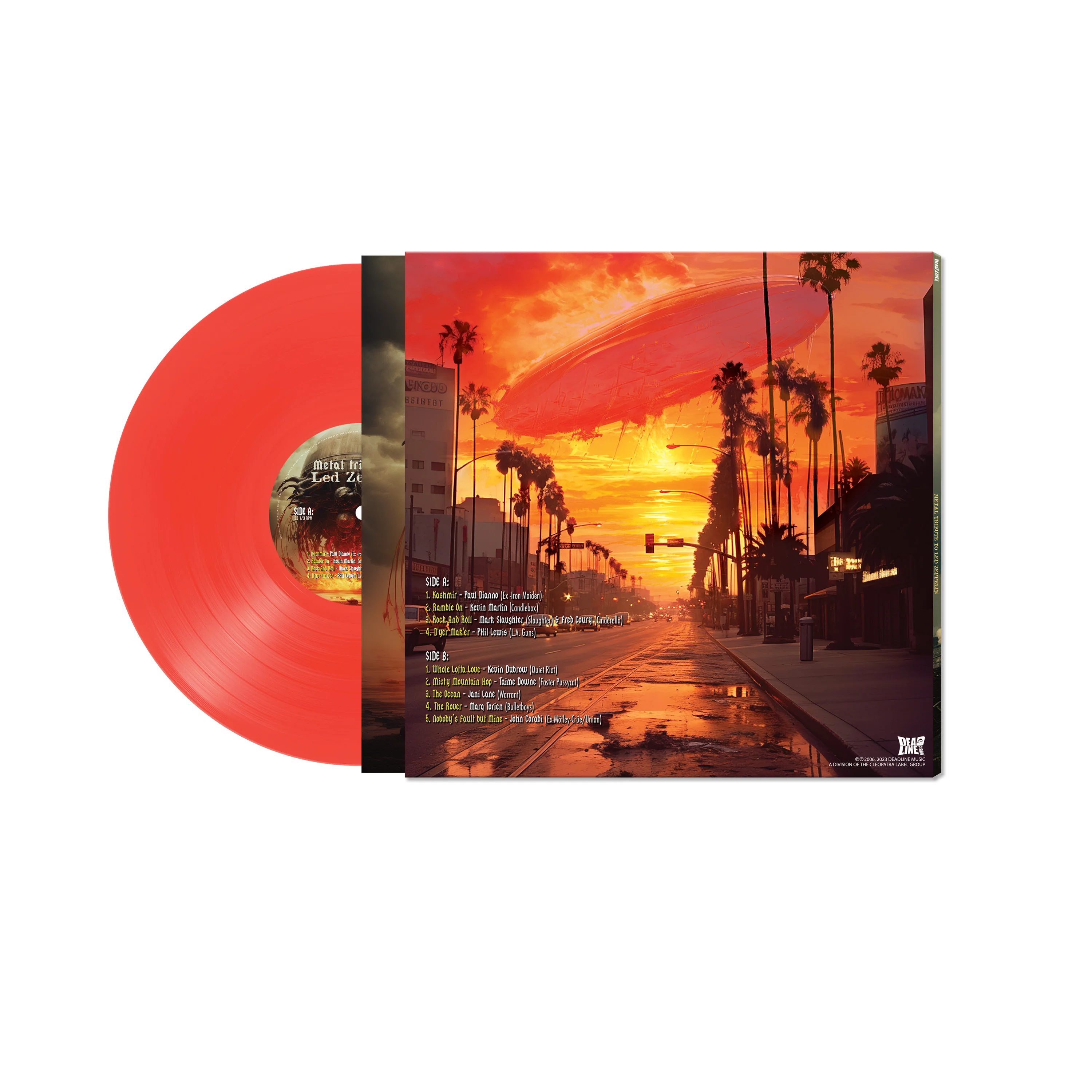 A Metal Tribute To Led Zeppelin (Red Vinyl) - Image 2