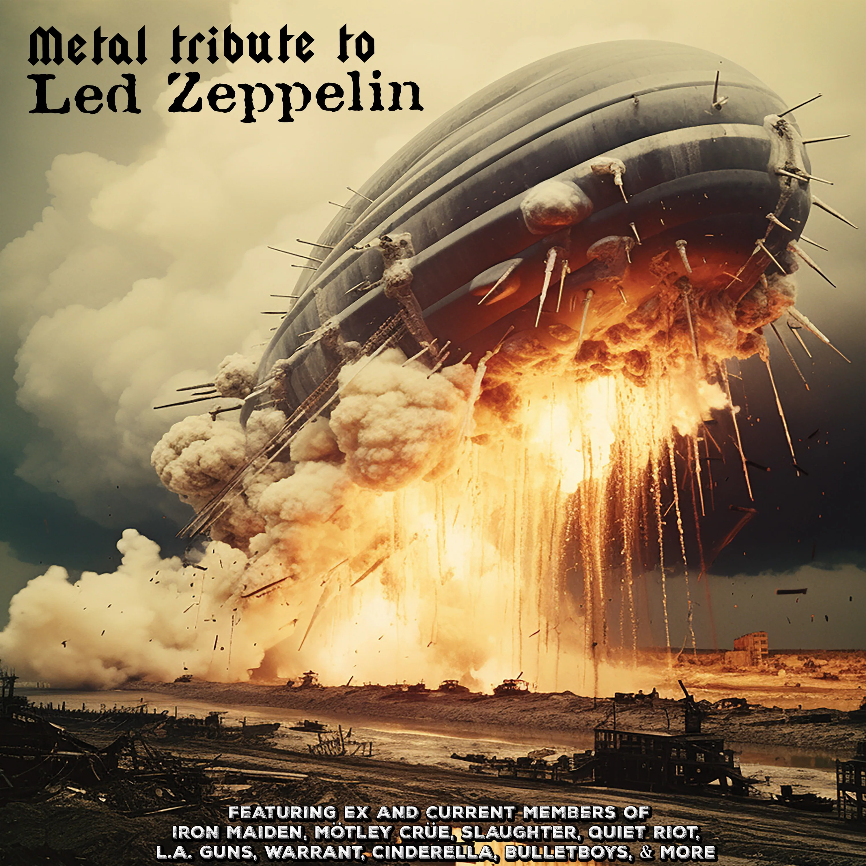 A Metal Tribute To Led Zeppelin (Red Vinyl) - Image 3