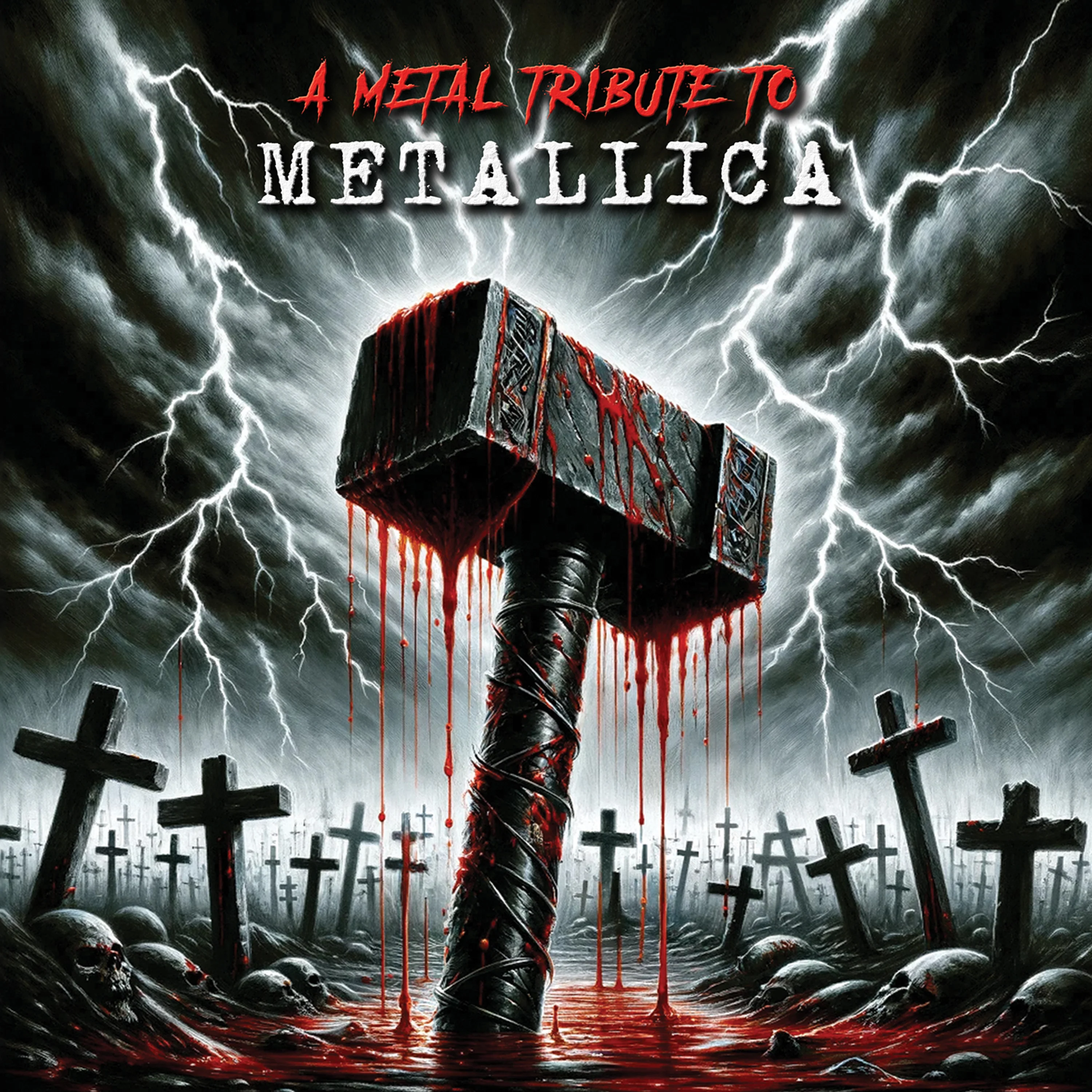 A Metal Tribute To Metallica (Red Marble Vinyl) - Image 3