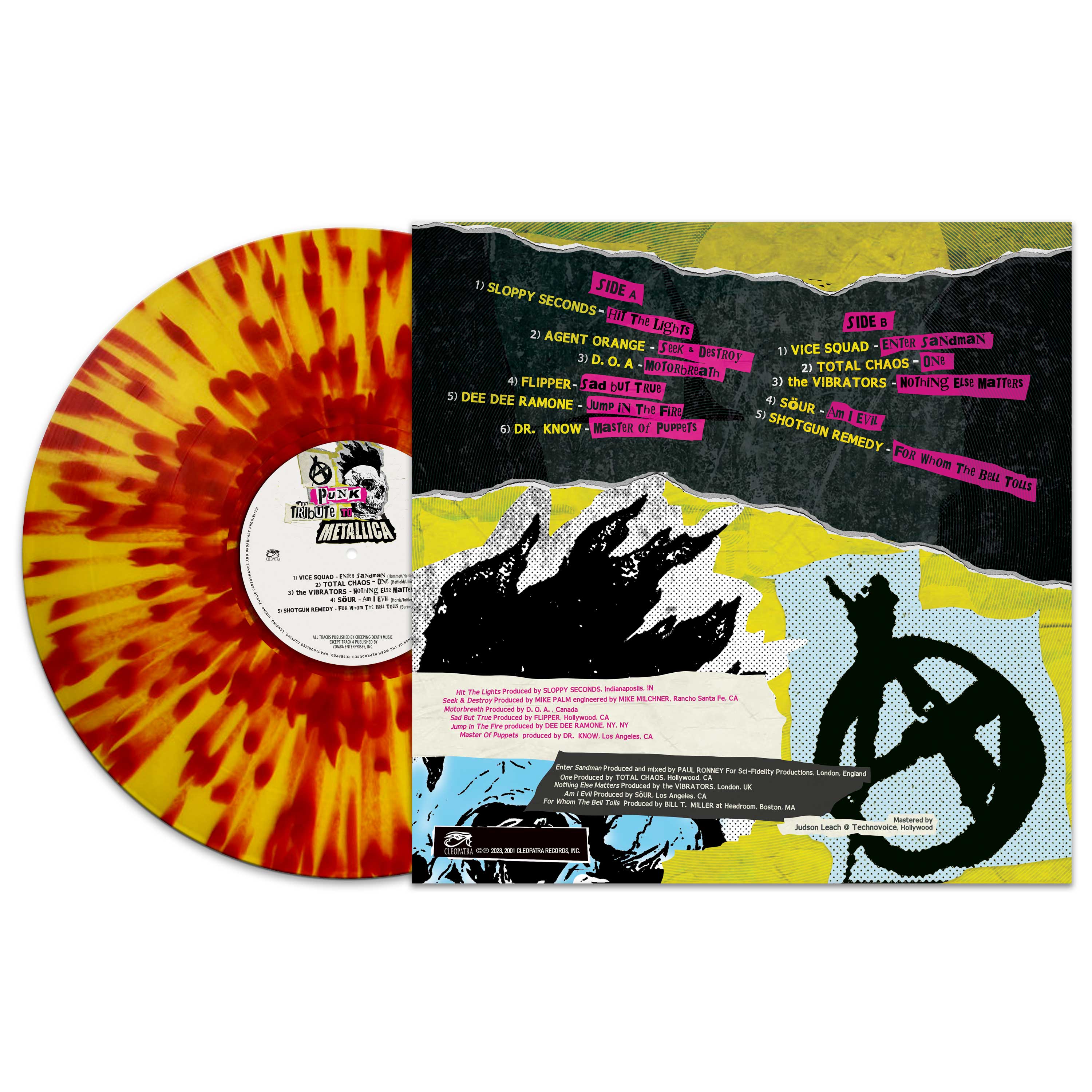 A Punk Tribute To Metallica (Yellow-Red Splatter Vinyl) - Image 2