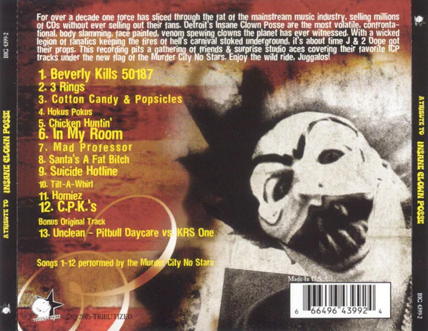 A Tribute To Insane Clown Posse (CD) - Image 2