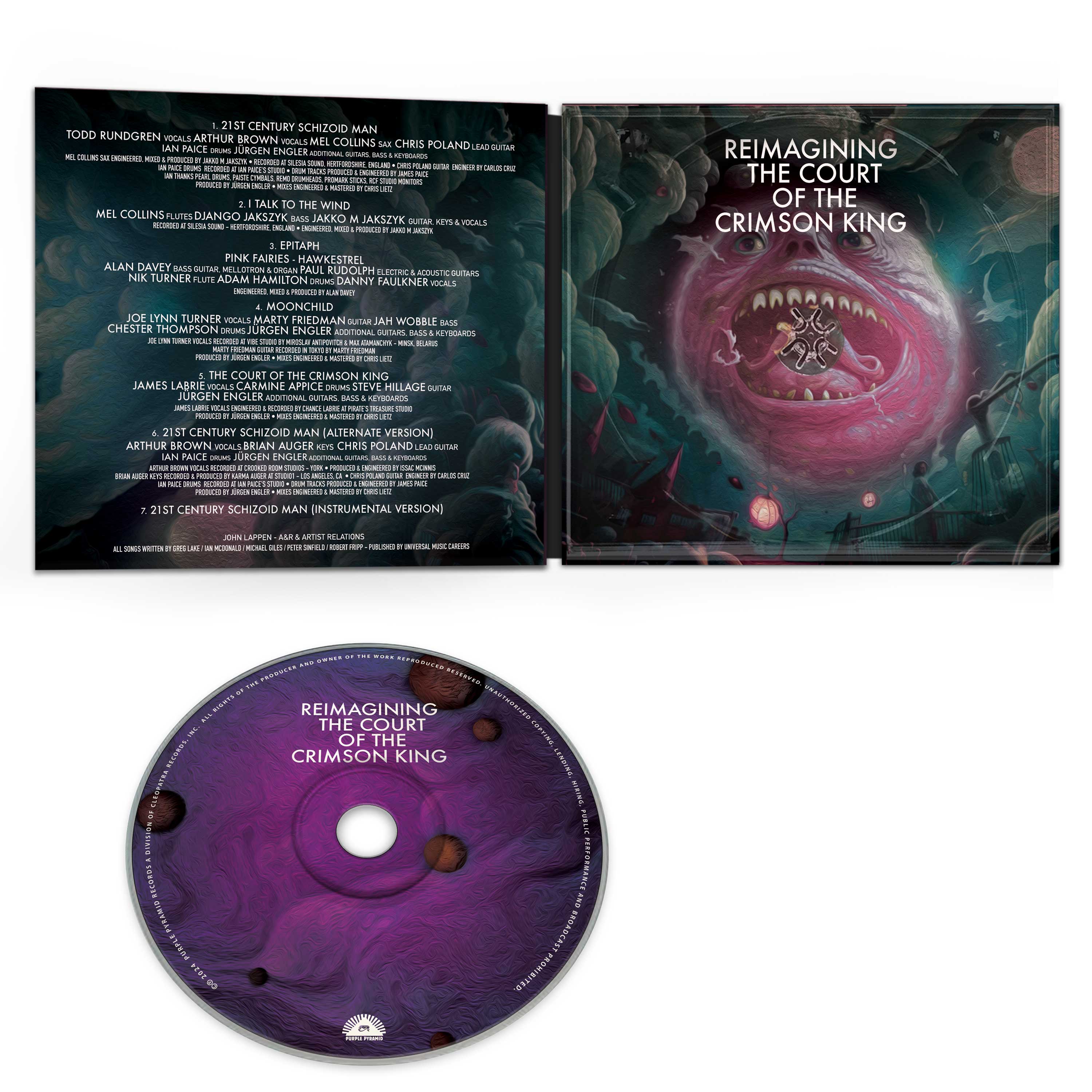 A Tribute to King Crimson - Reimagining The Court Of The Crimson King (CD) - Image 3