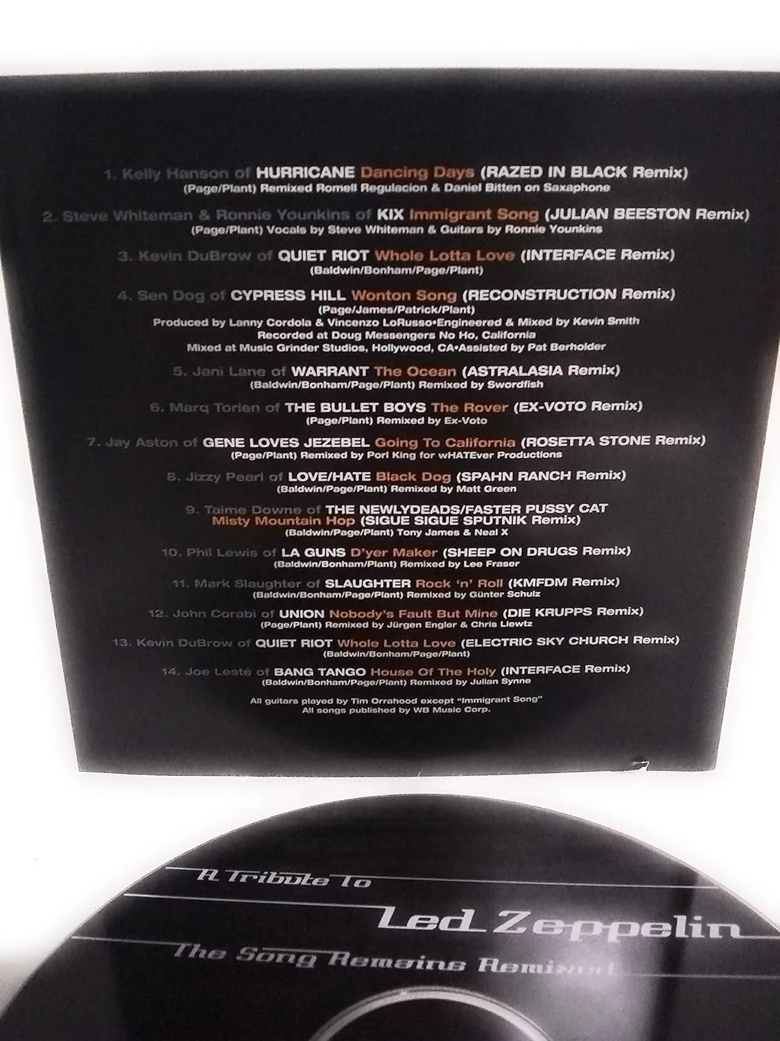 A Tribute To Led Zeppelin - The Song Remains Remixed (CD) - Image 2