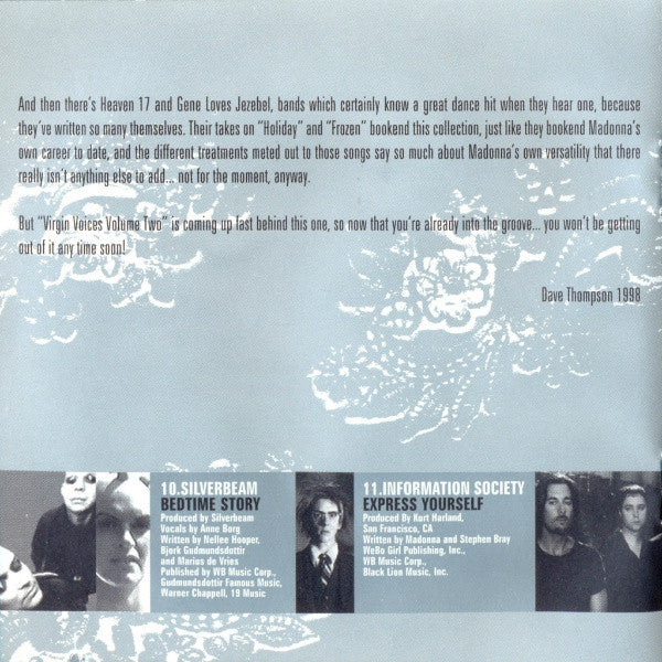 A Tribute To Madonna - Virgin Voices Volume One (CD) - Image 6