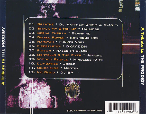 A Tribute To Prodigy (CD) - Image 2