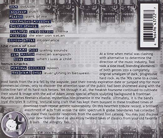 A Tribute To Tool (CD) - Image 2