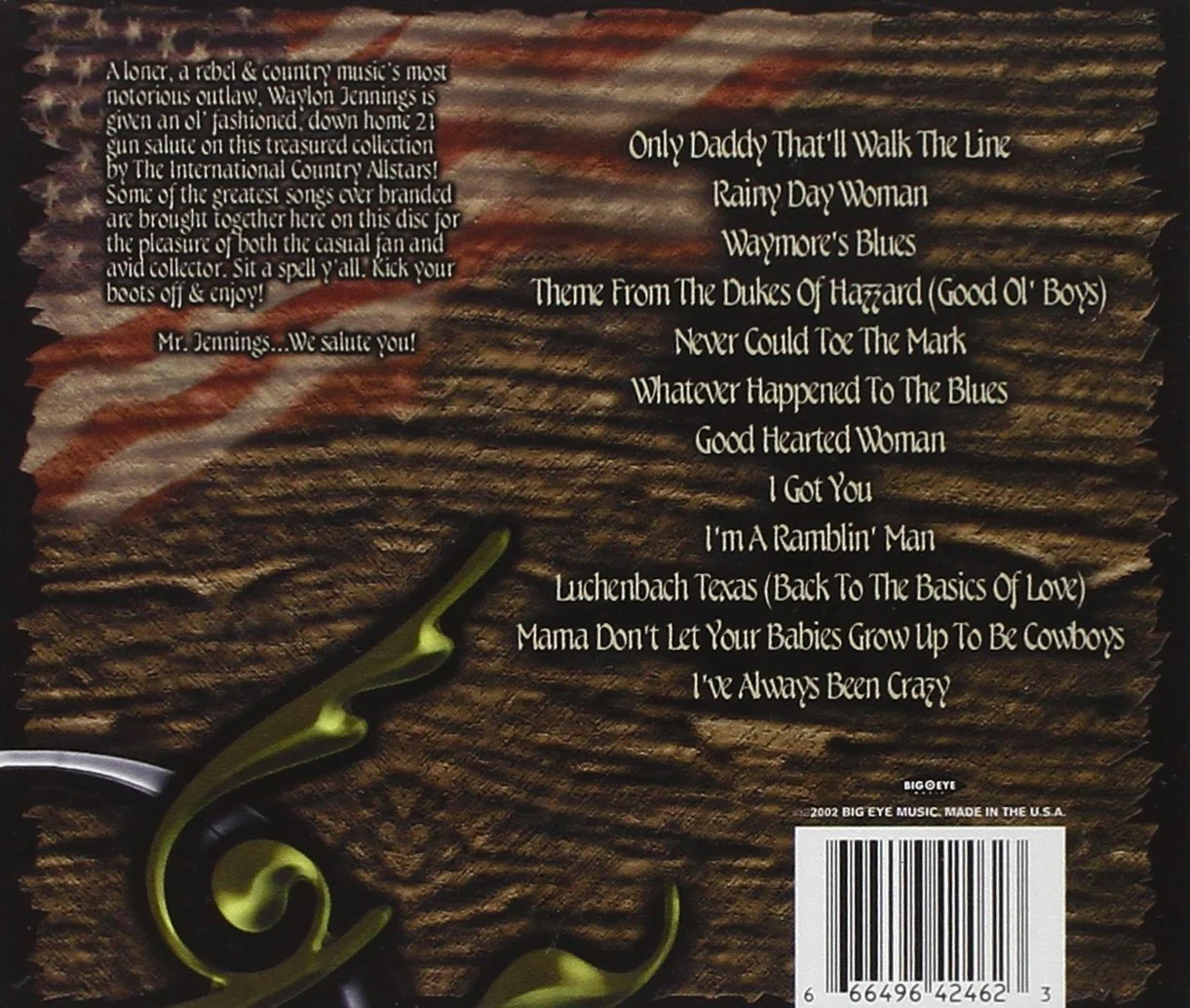 A Tribute To Waylon Jennings (CD) - Image 2