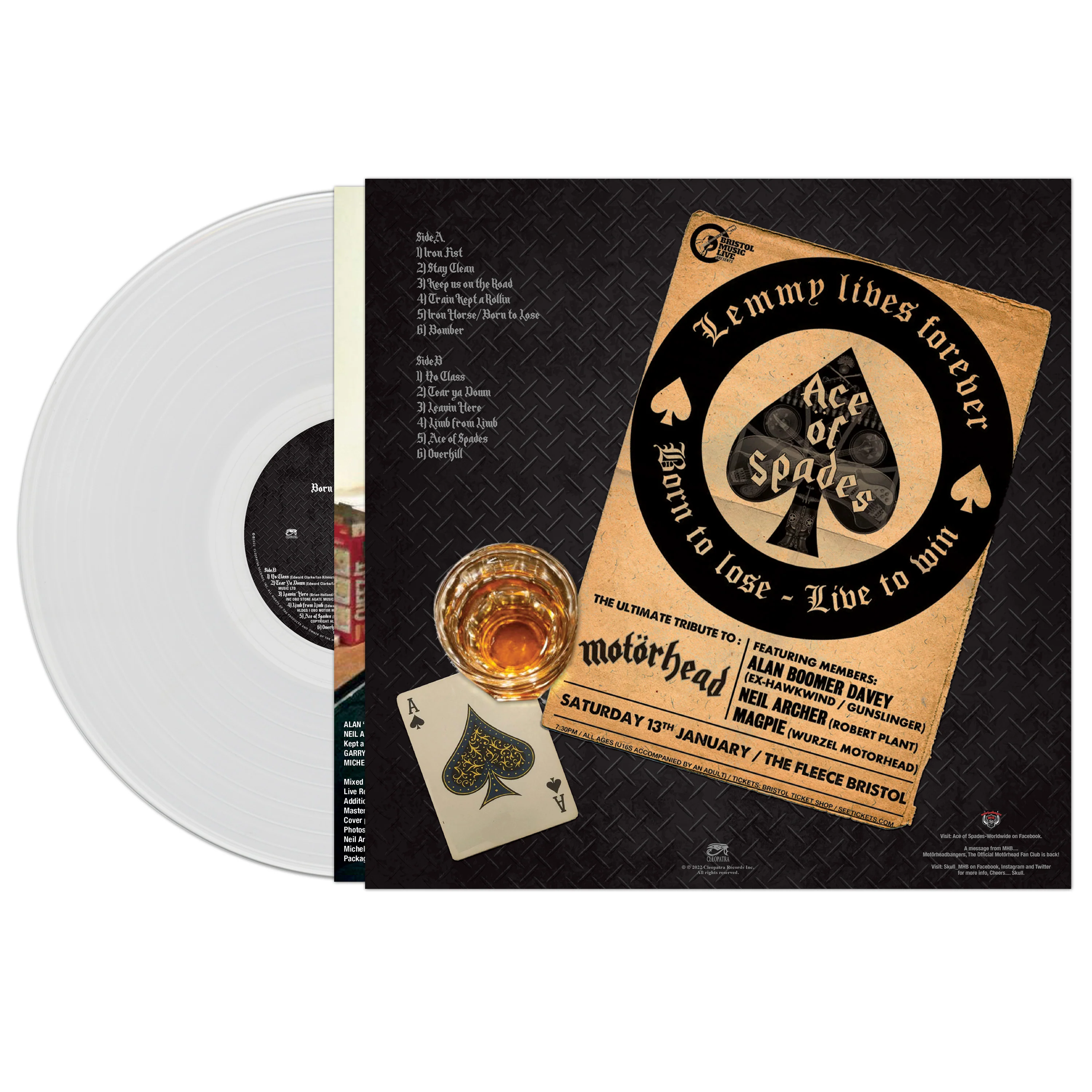 Ace of Spades - Born to Booze, Live to Sin - A Tribute to Motörhead (Clear Vinyl) - Image 2