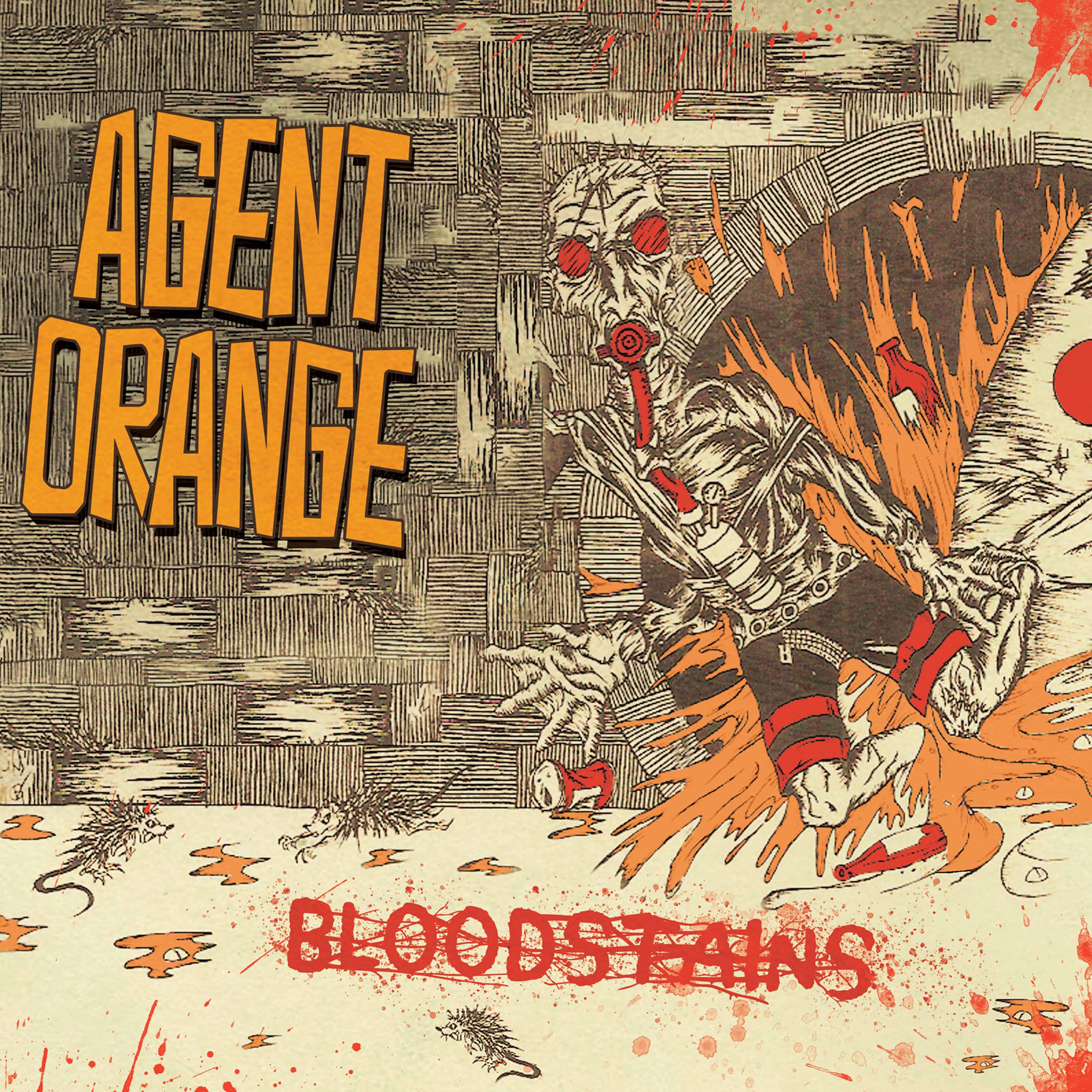 Agent Orange - Bloodstains (Red-Orange Splatter Vinyl) - Image 3