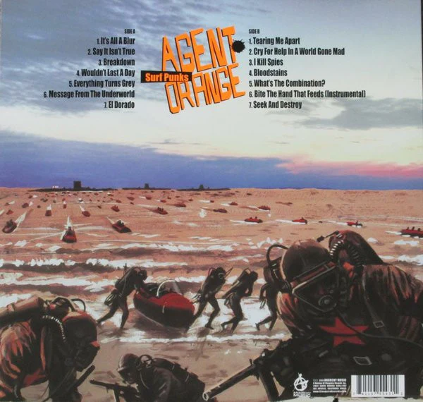 Agent Orange - Surf Punks (Orange Vinyl) - Image 2
