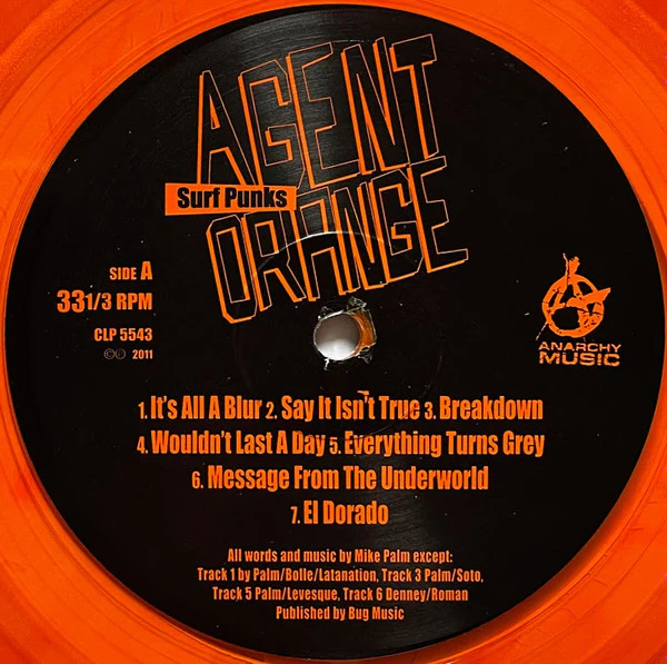 Agent Orange - Surf Punks (Orange Vinyl) - Image 3
