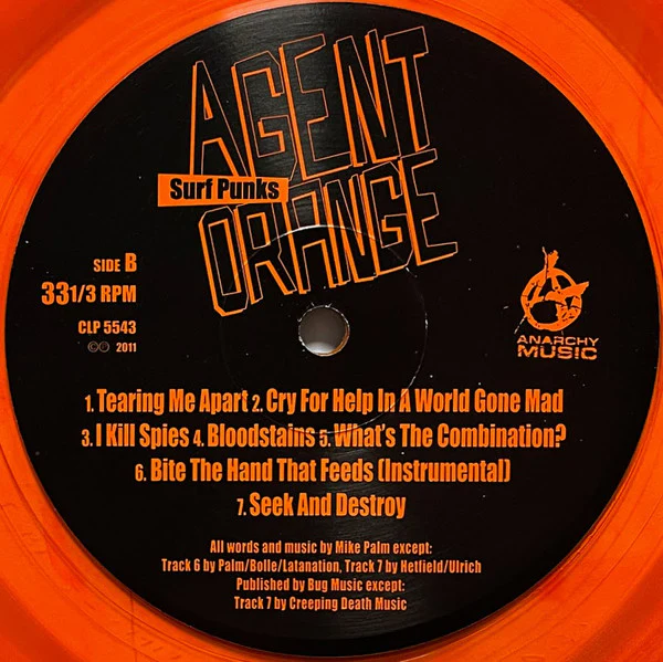Agent Orange - Surf Punks (Orange Vinyl) - Image 4