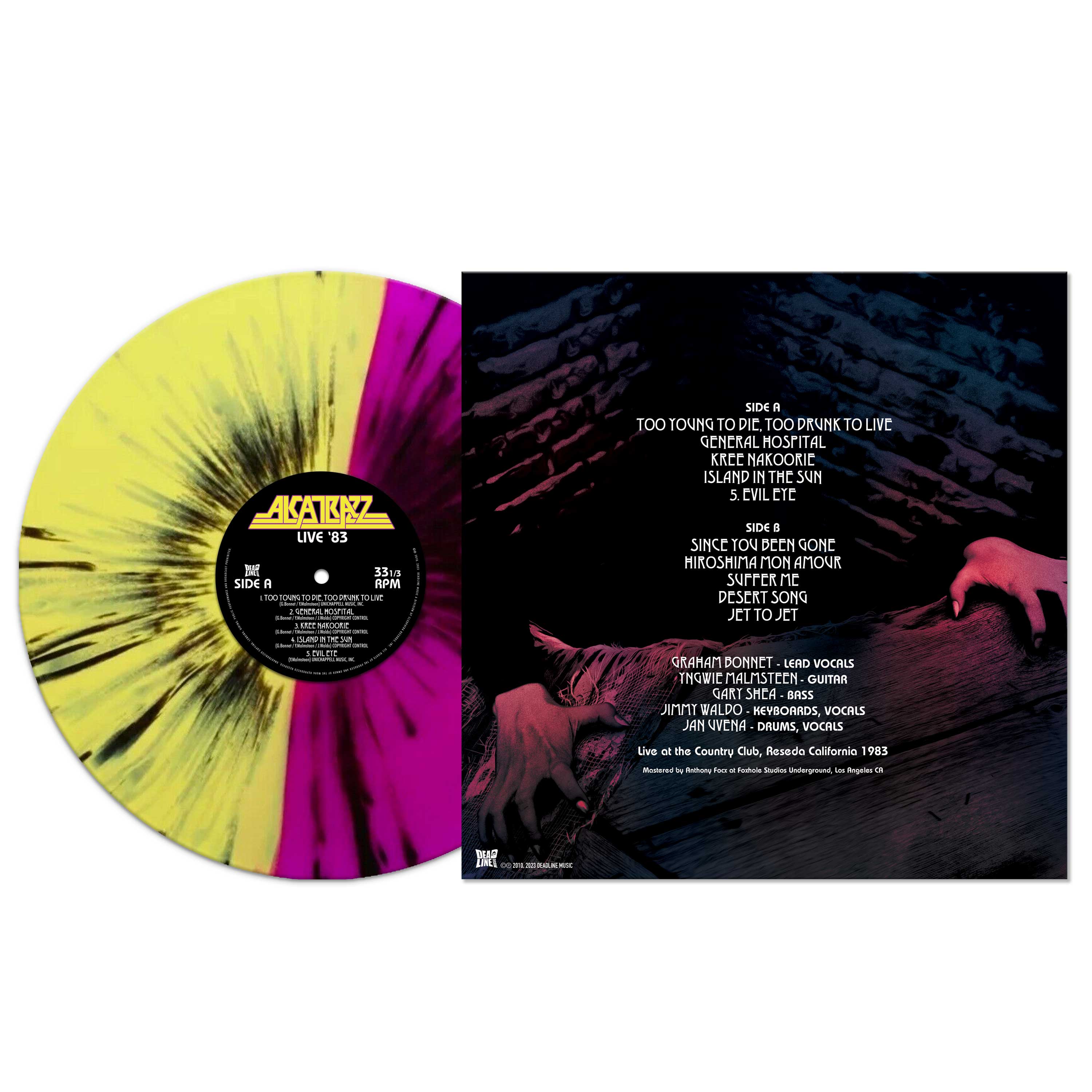 Alcatrazz - Live '83 (Split Color Splatter Vinyl) - Image 2