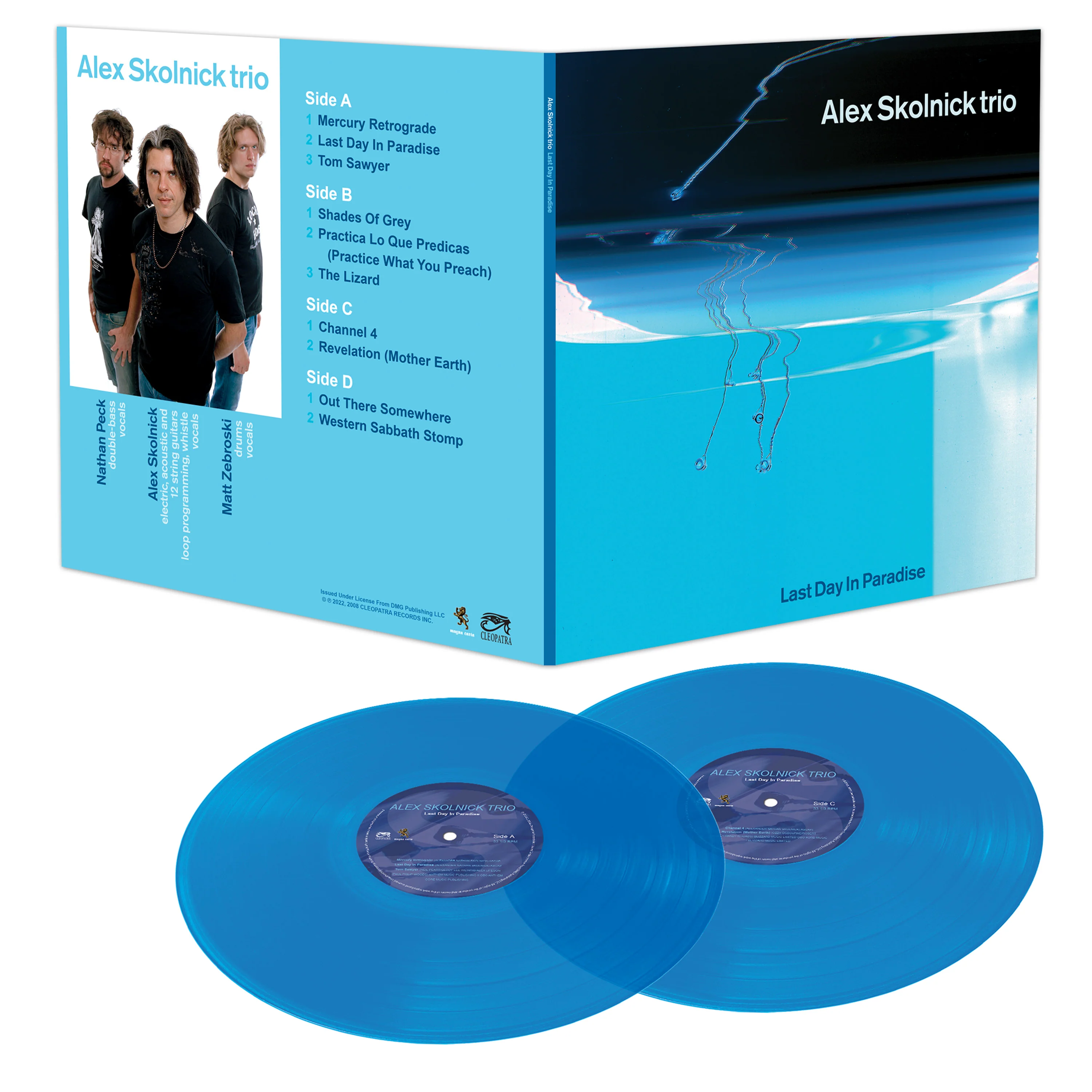 Alex Skolnick Trio - Last Day In Paradise (Blue Double Vinyl) - Image 2