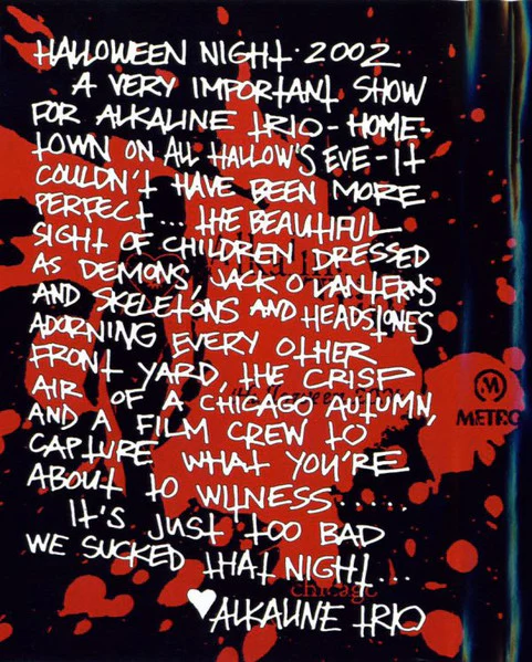Alkaline Trio - Halloween At The Metro (DVD) - Image 3