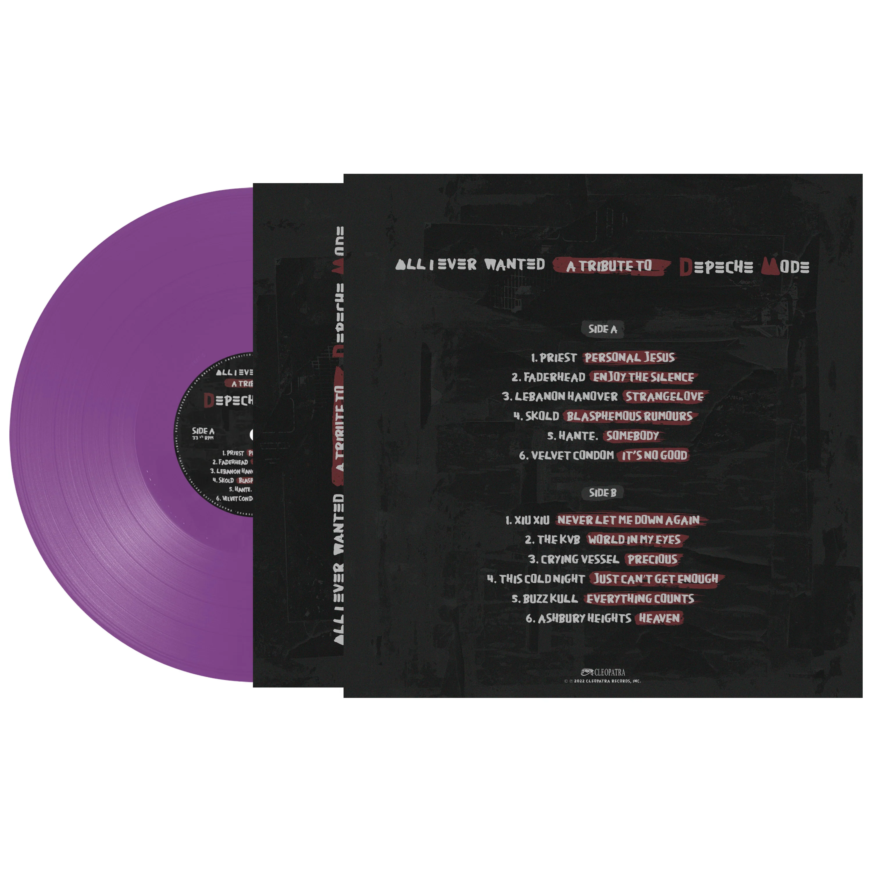 All I Ever Wanted - A Tribute To Depeche Mode (Purple Vinyl) - Image 2