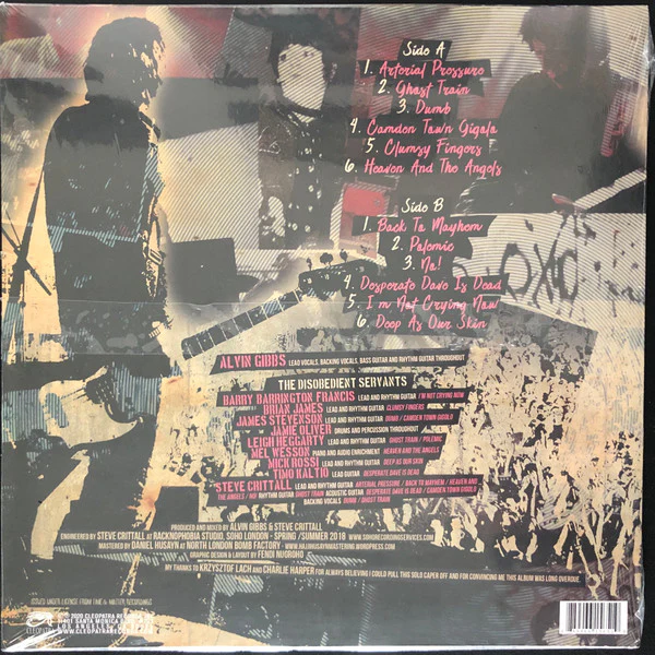 Alvin Gibbs & The Disobedient Servants - Your Disobedient Servant (Limited Edition Pink Vinyl) - Image 3