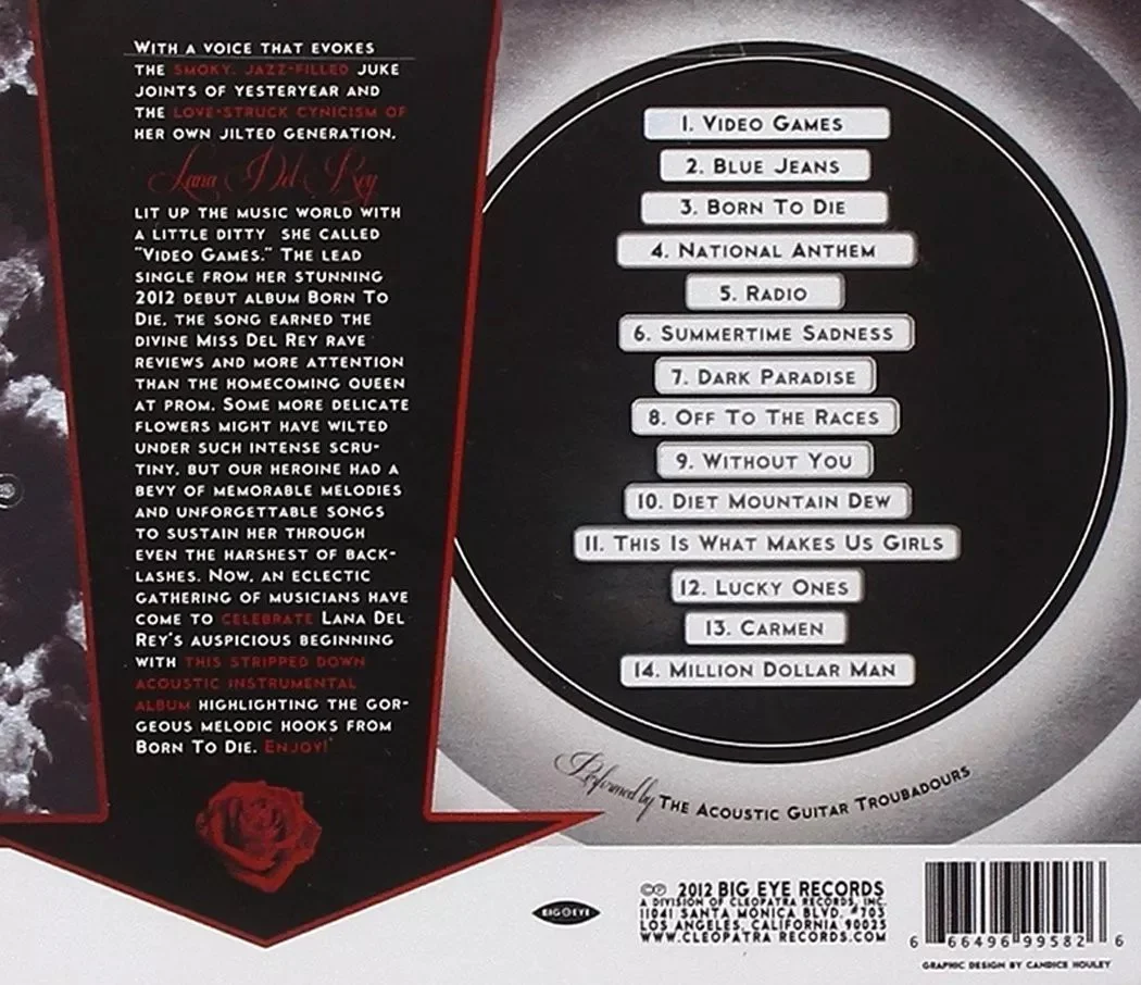 An Acoustic Tribute To Lana Del Rey (CD) - Image 2