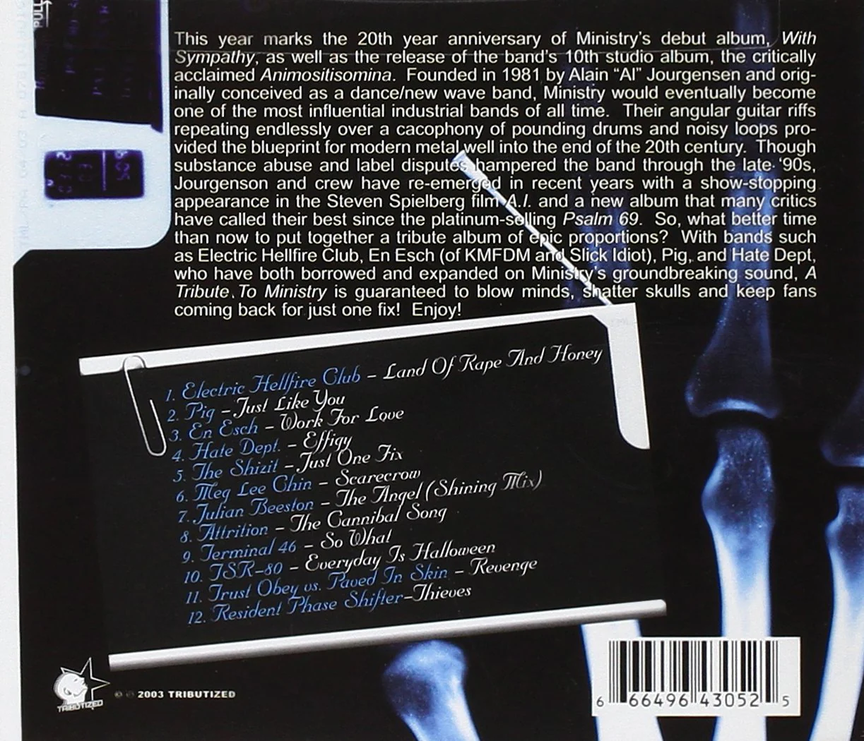 An Industrial Tribute To Ministry (CD) - Image 2