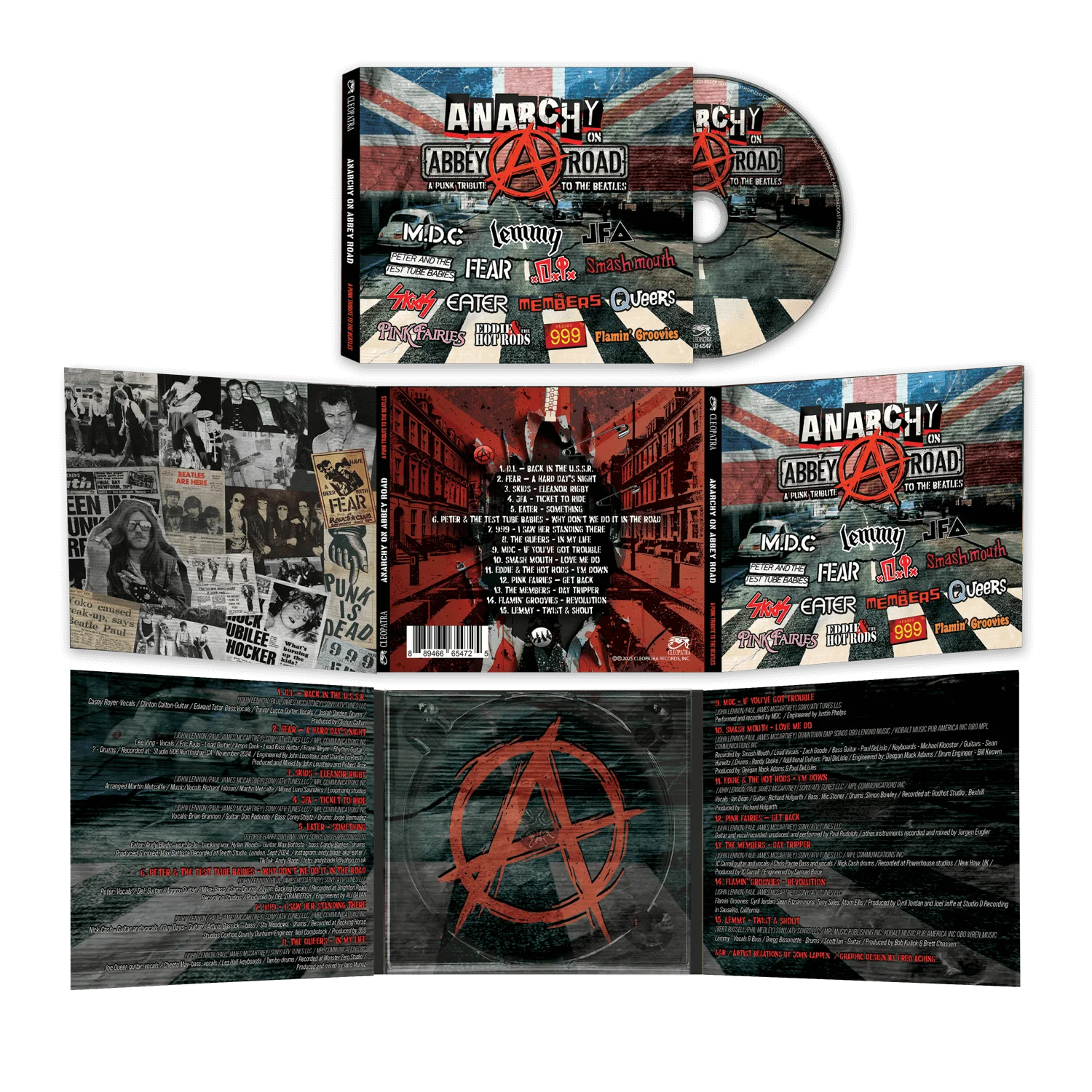 Anarchy On Abbey Road - A Punk Tribute to The Beatles (CD) - Image 2