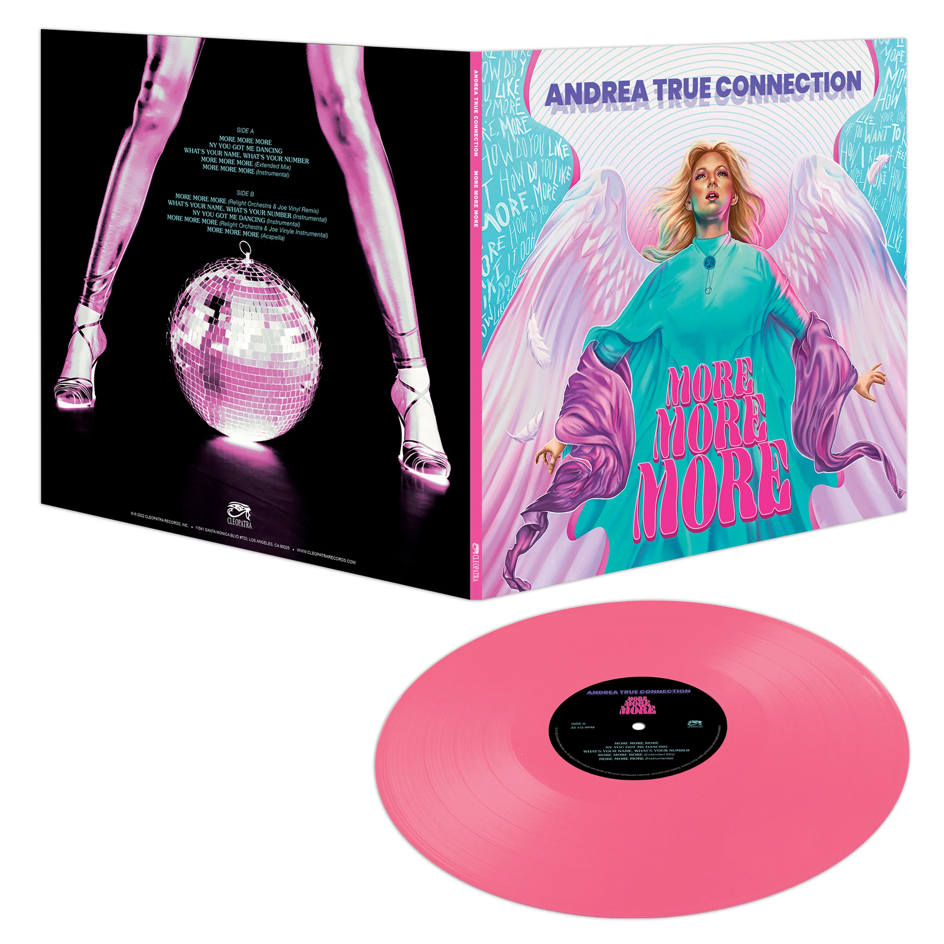 Andrea True Connection - More More More (Pink Vinyl) - Image 2