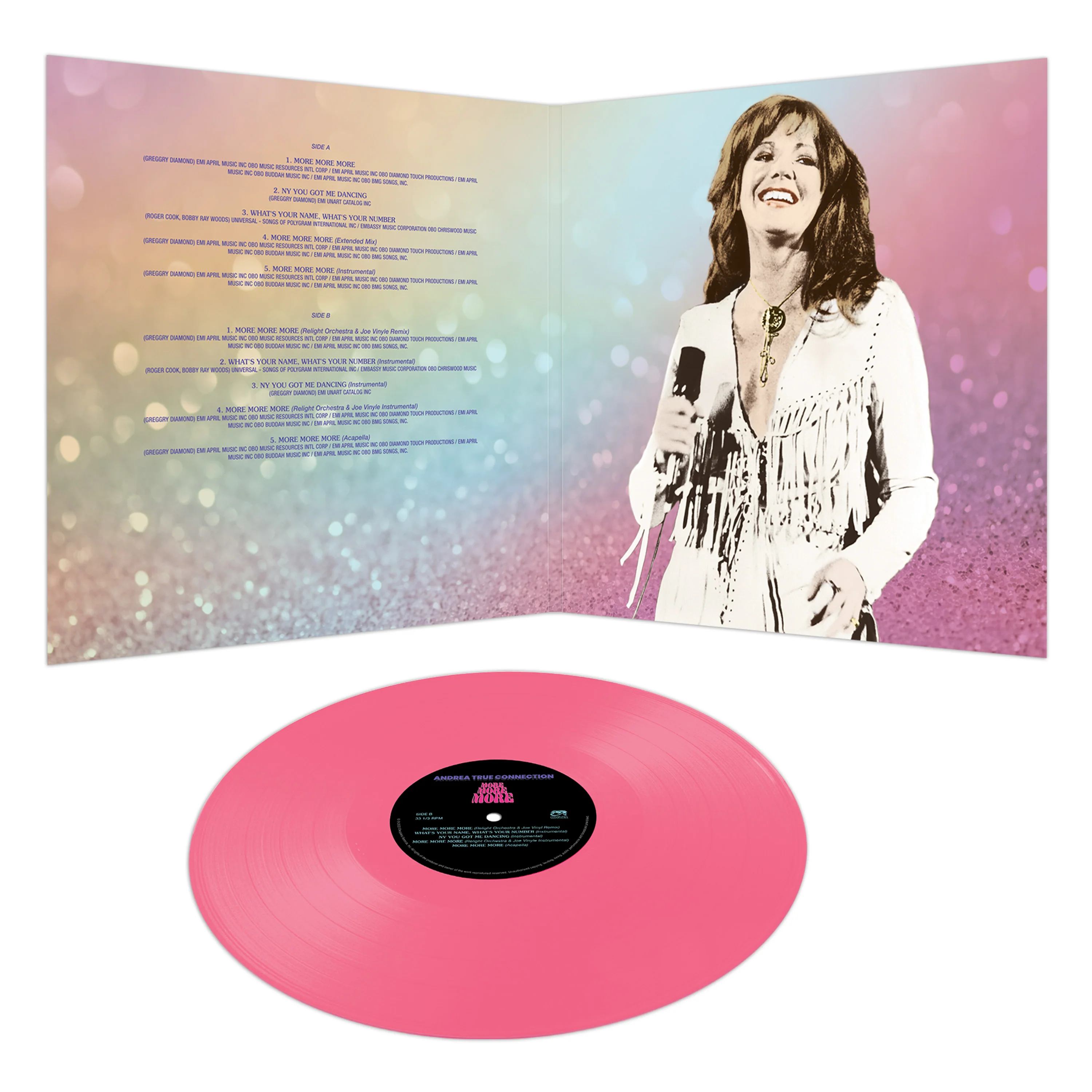 Andrea True Connection - More More More (Pink Vinyl) - Image 3