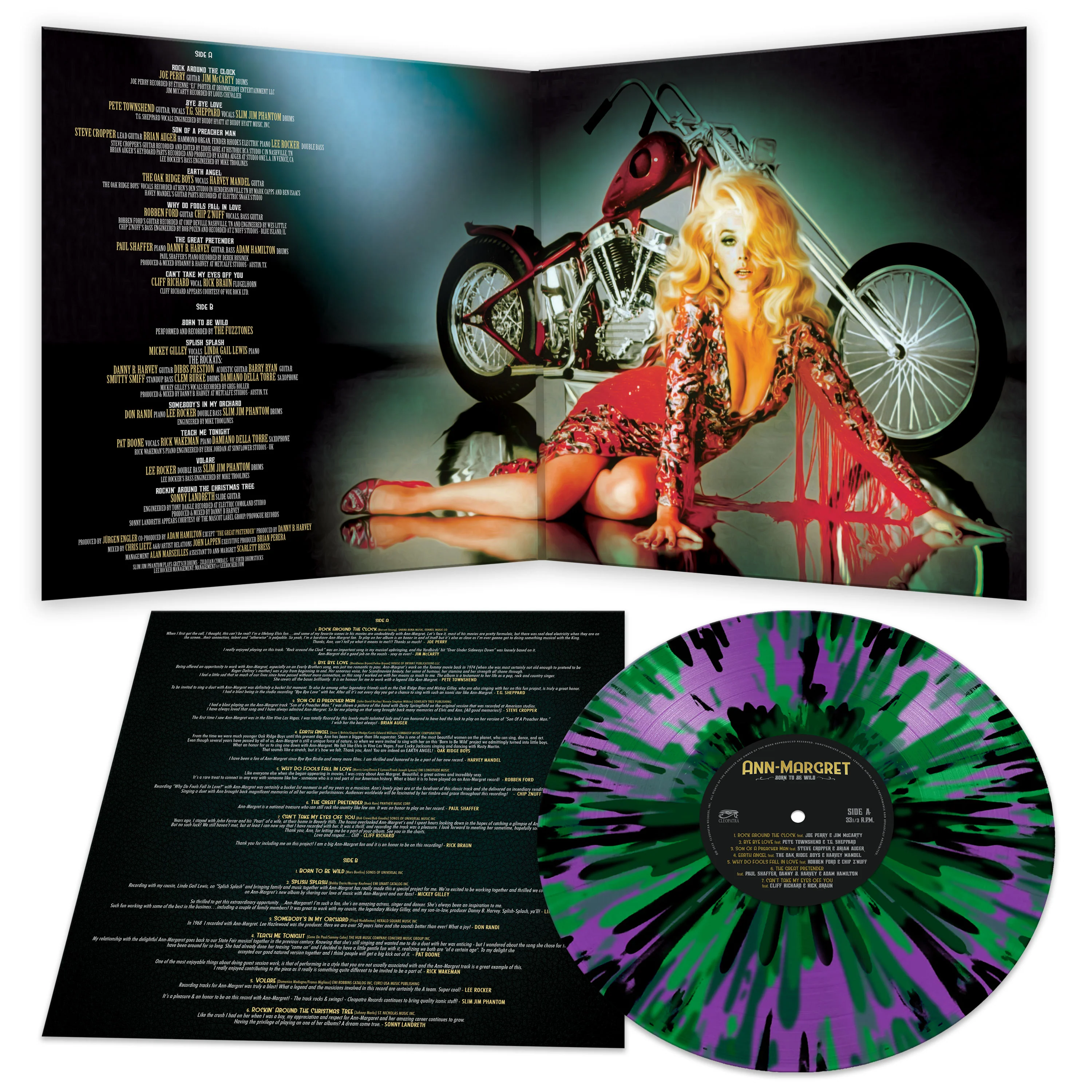 Ann-Margret - Born To Be Wild (Purple-Green-Black Splatter Vinyl) - Image 3