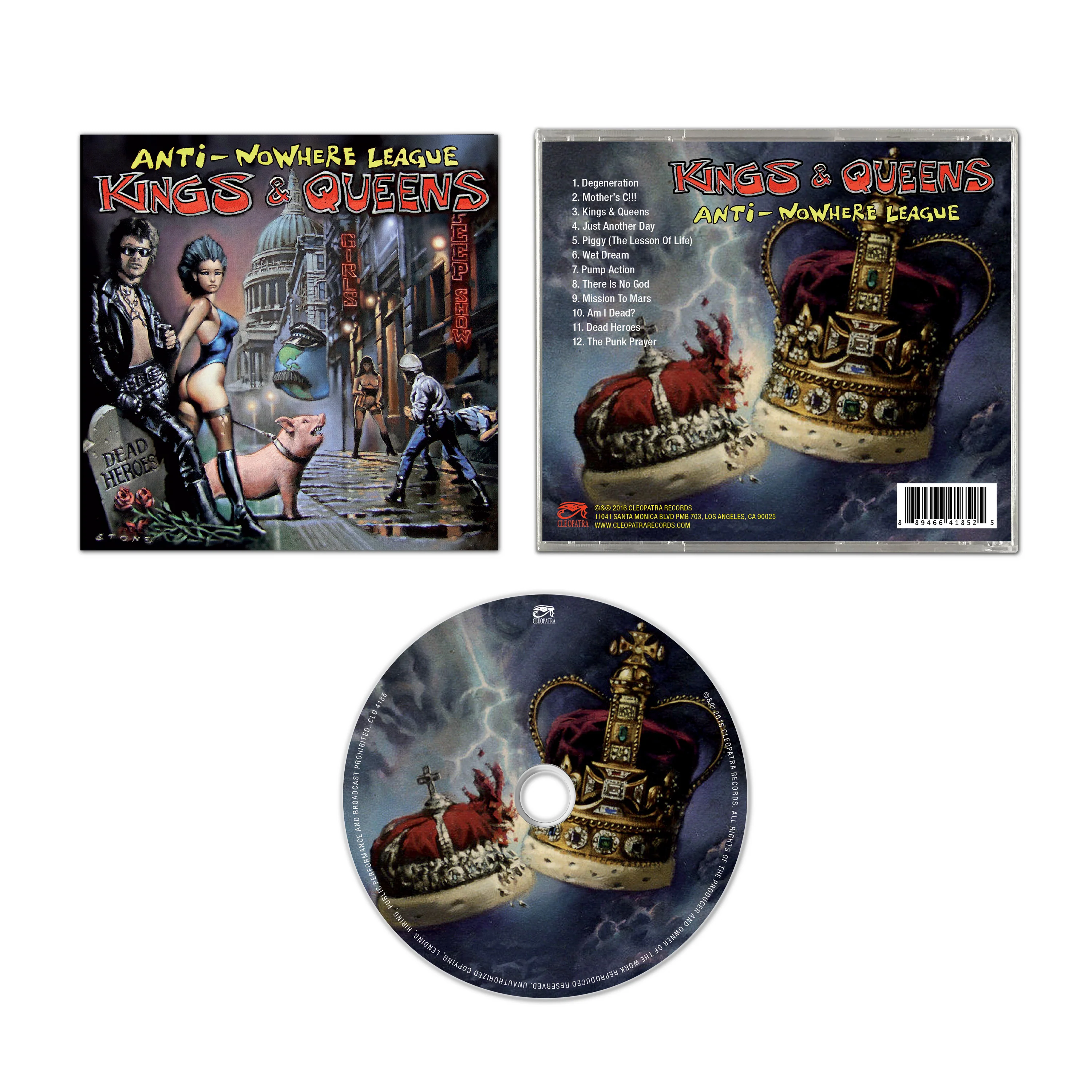 Anti-Nowhere League - Kings & Queens (CD) - Image 2