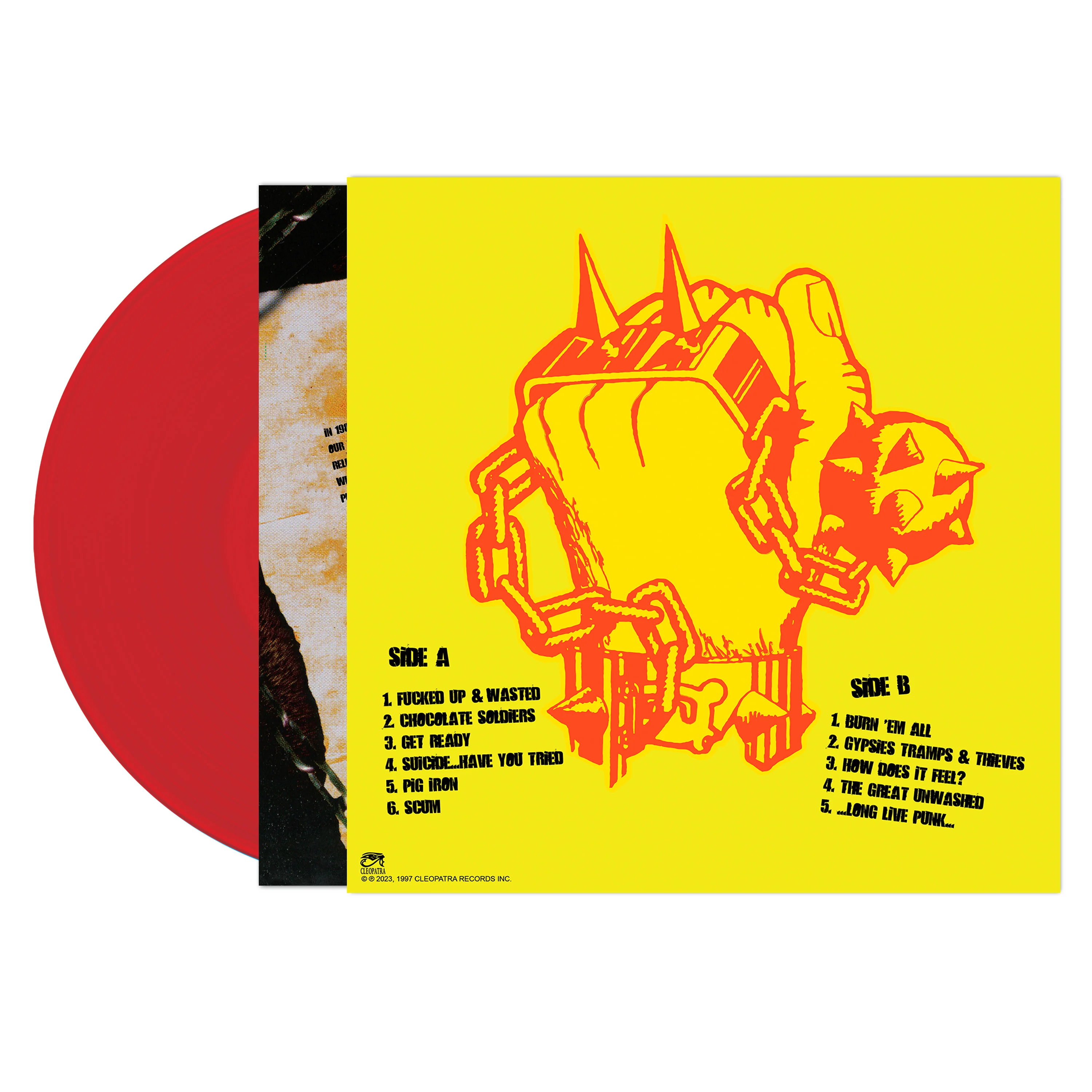 Anti-Nowhere League – Scum (Red Vinyl) - Image 3