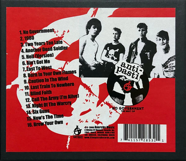 Anti-Pasti - No Government - The Best Of - Deluxe Edition (CD) - Image 2