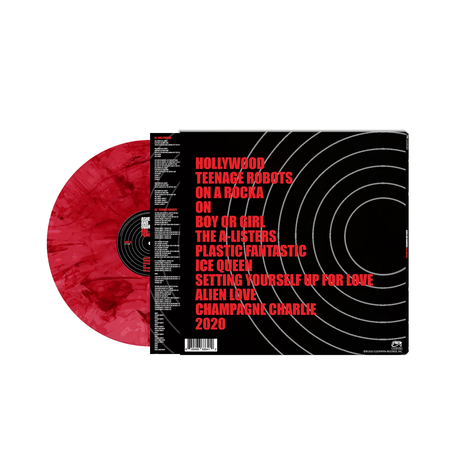 Ashes and Diamonds - Are Forever (Red Marble Vinyl LP) - Image 2