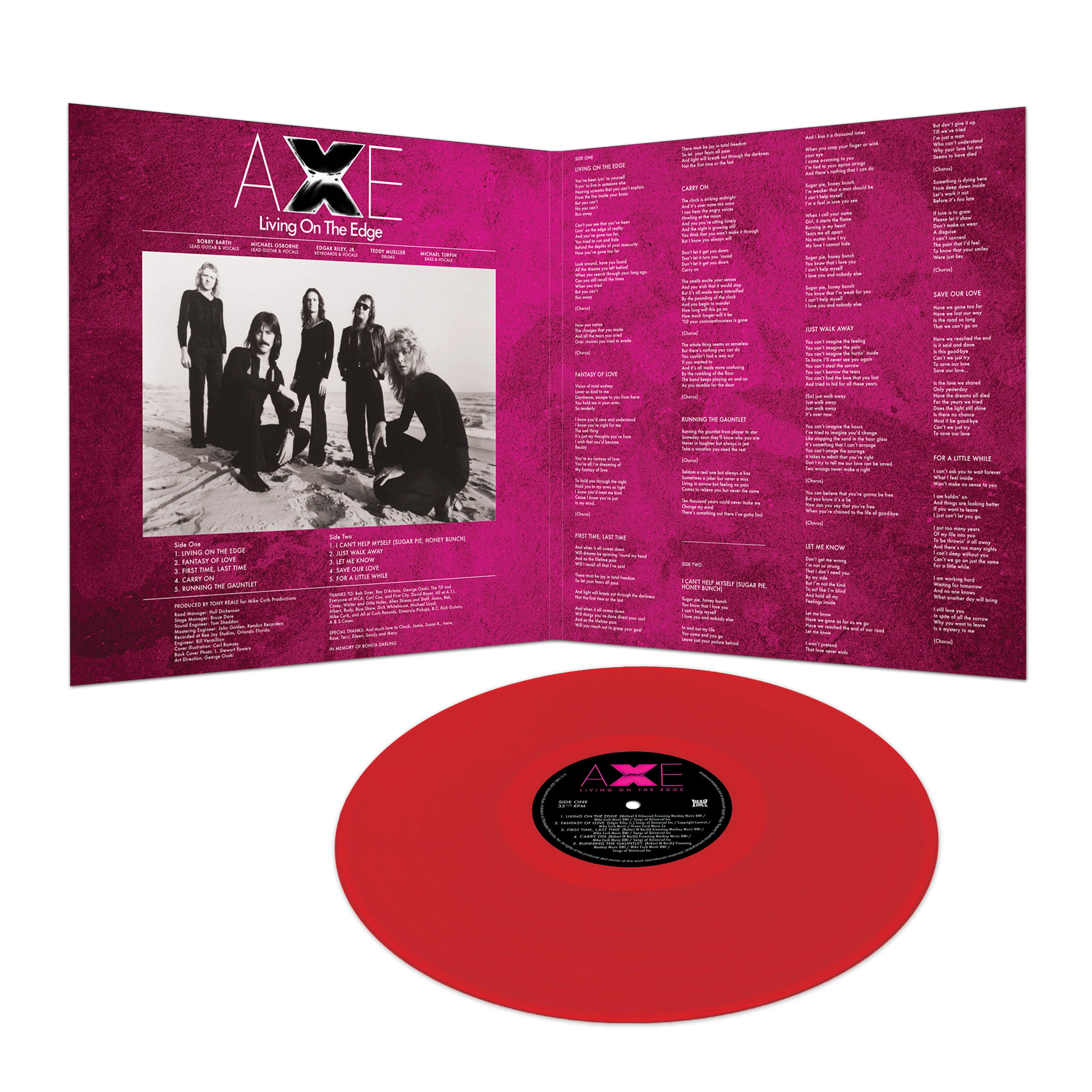 Axe - Living On The Edge (Limited Edition Colored Vinyl) - Image 6