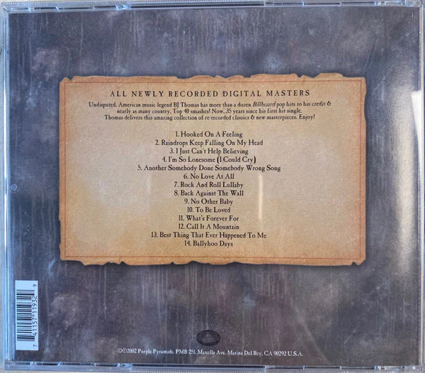 B.J. Thomas - Greatest & Latest (CD) - Image 2