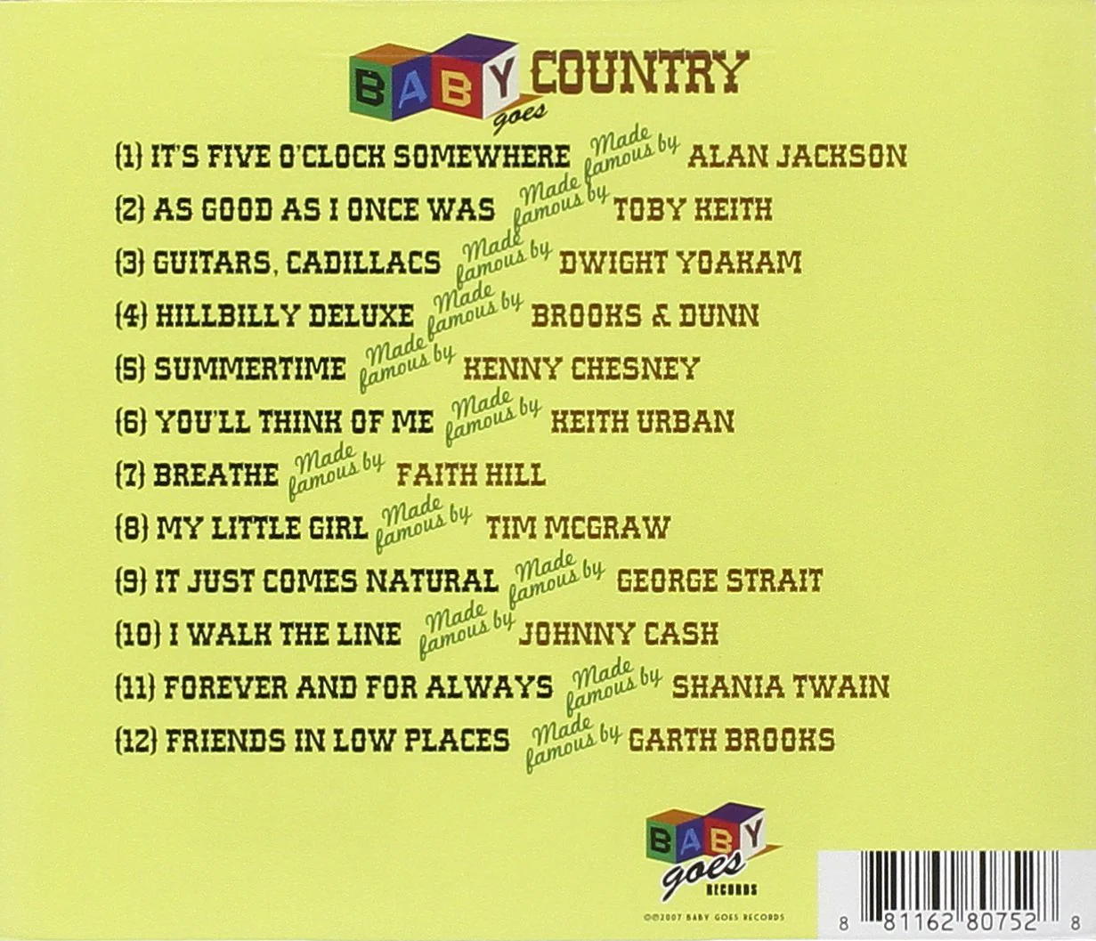 Baby Goes Country (CD) - Image 2