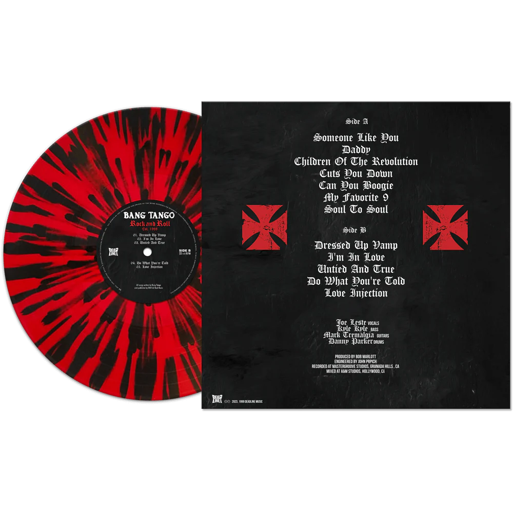 Bang Tango - Rock and Roll Est. 1988 (Black-Red Splatter Vinyl) - Image 2