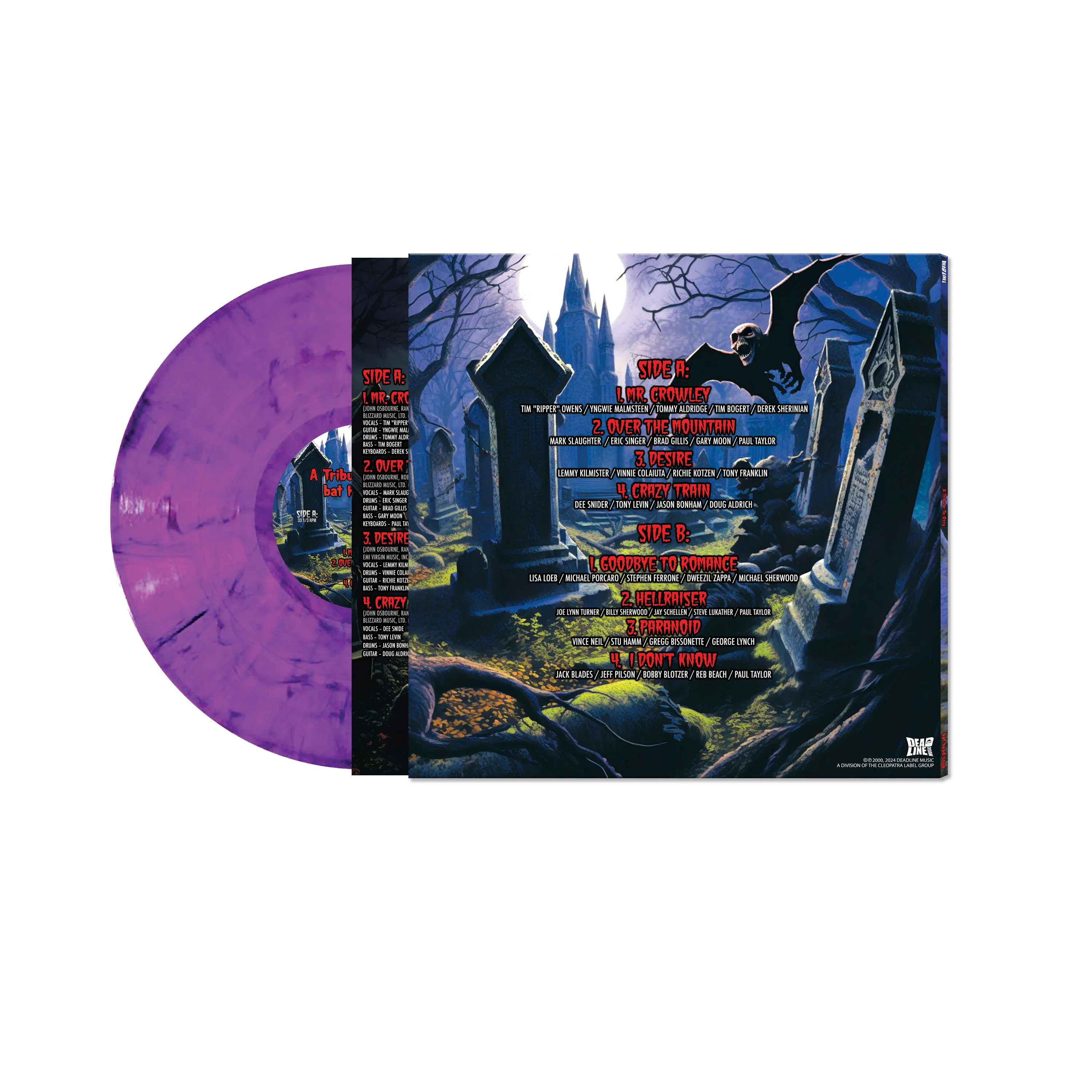 Bat Head Soup - A Tribute To Ozzy Osbourne (Purple Marble Vinyl) - Image 2